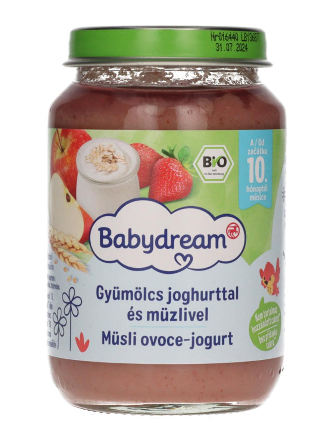 Babydream Bébiétel Gyümölcs Joghurttal Müzlivel 9H/10 Hónapos Kortól