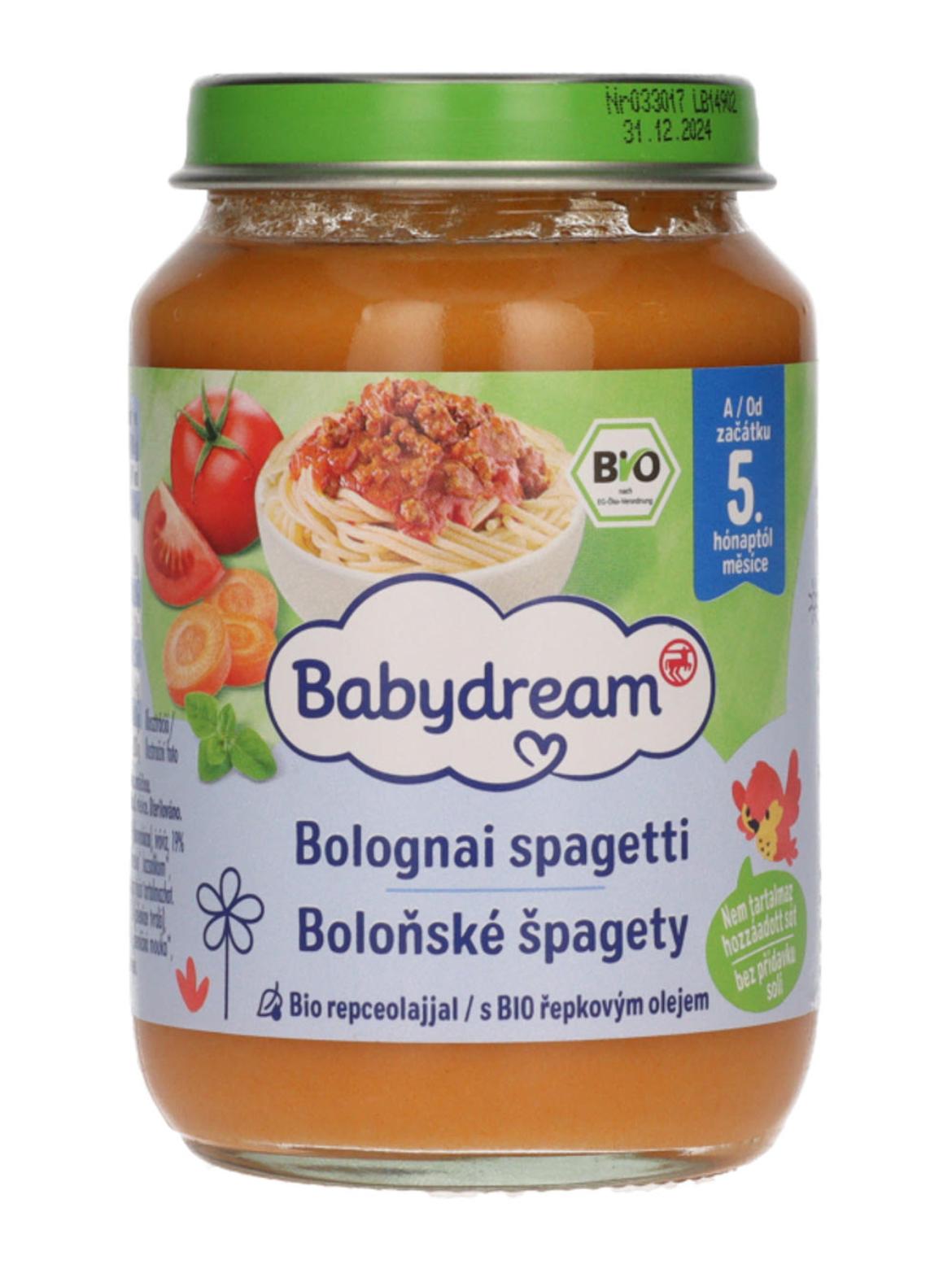 Babydream Bébiétel Bolognai Spagetti Ízesítéssel 4h/5 Hónapos Kortól