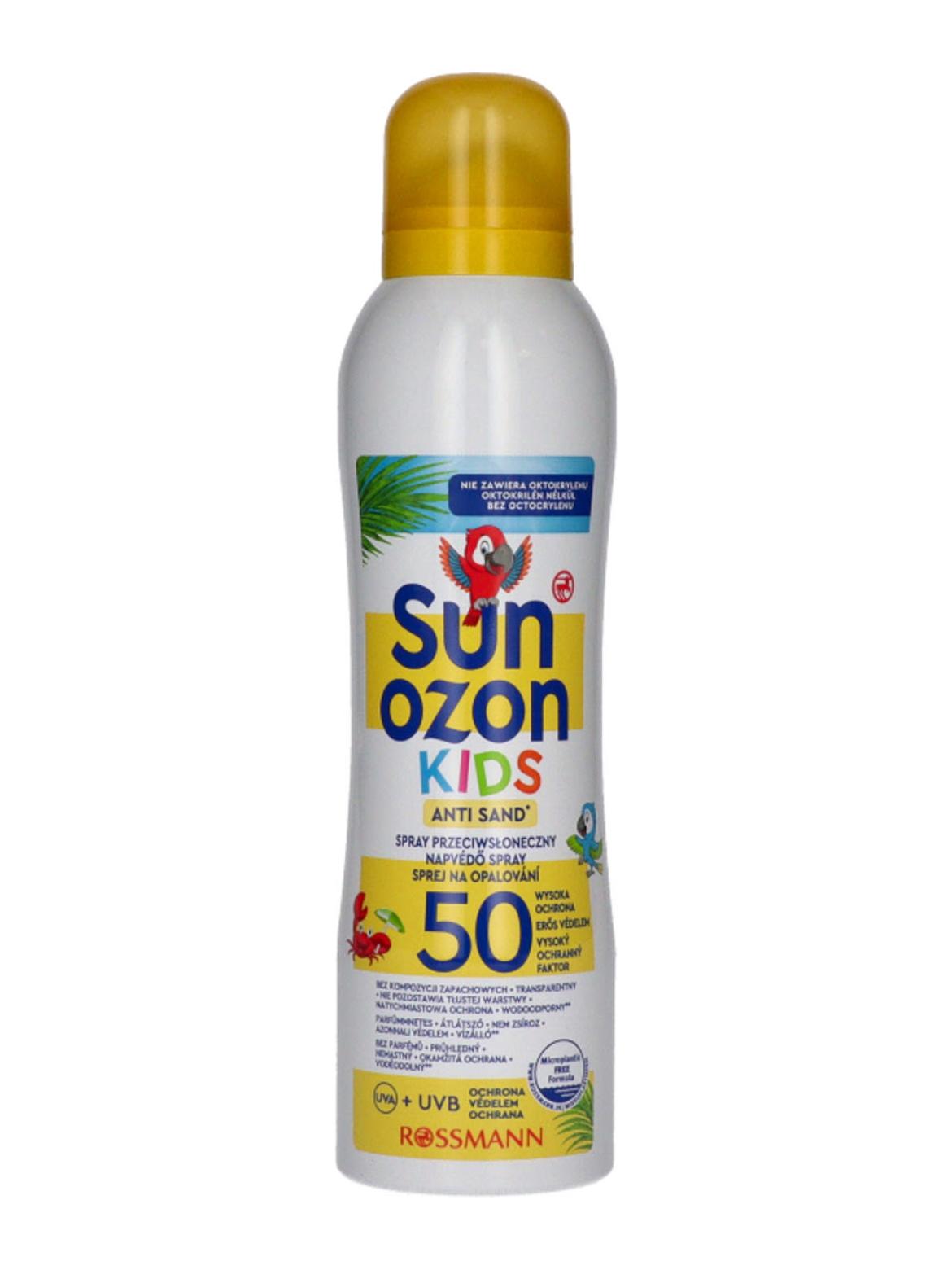 Sunozon kids anti sand 50f aerosol