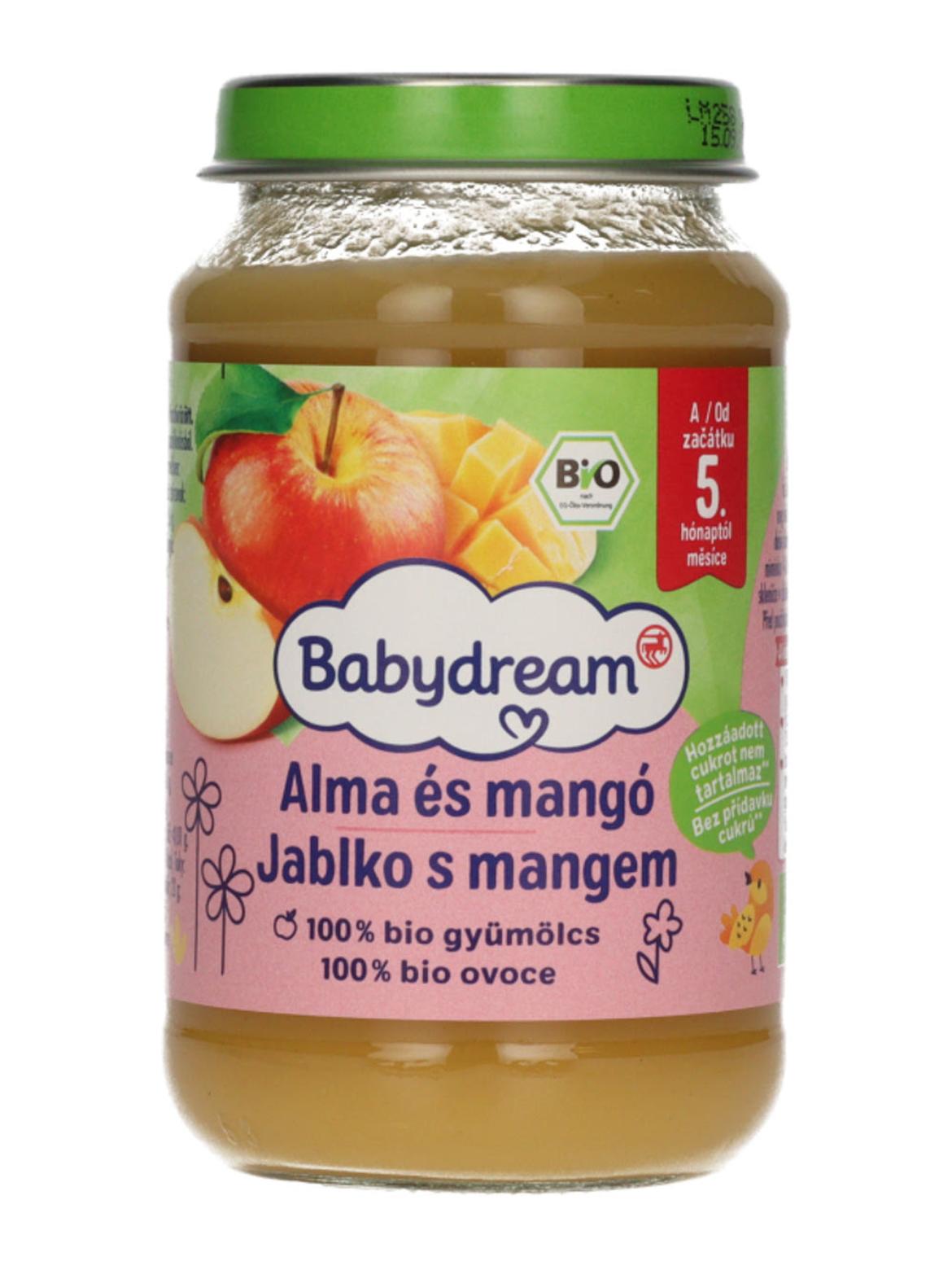 Babydream Bio 100% Gyümölcs Mangó- Alma 4/5 Hónapos Kortól