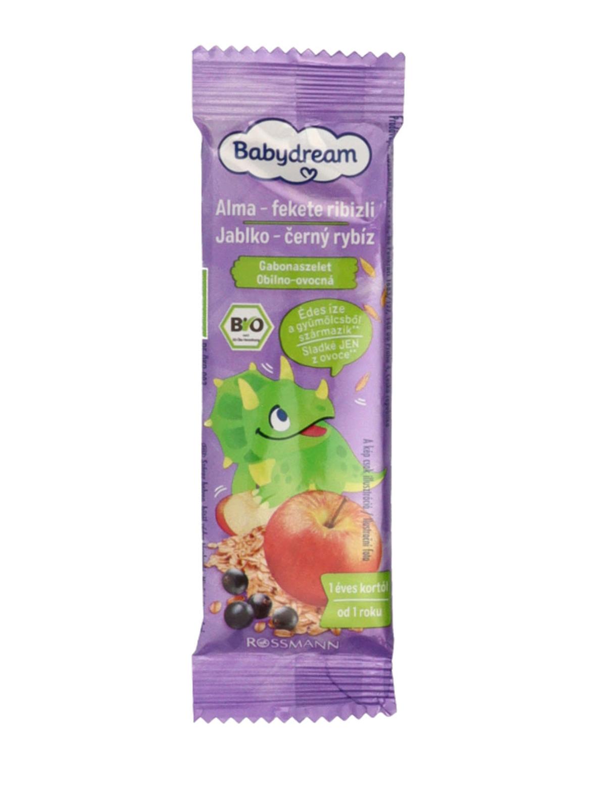 Babydream Bio gyümölcsszelet alma-feketeribizli-zab