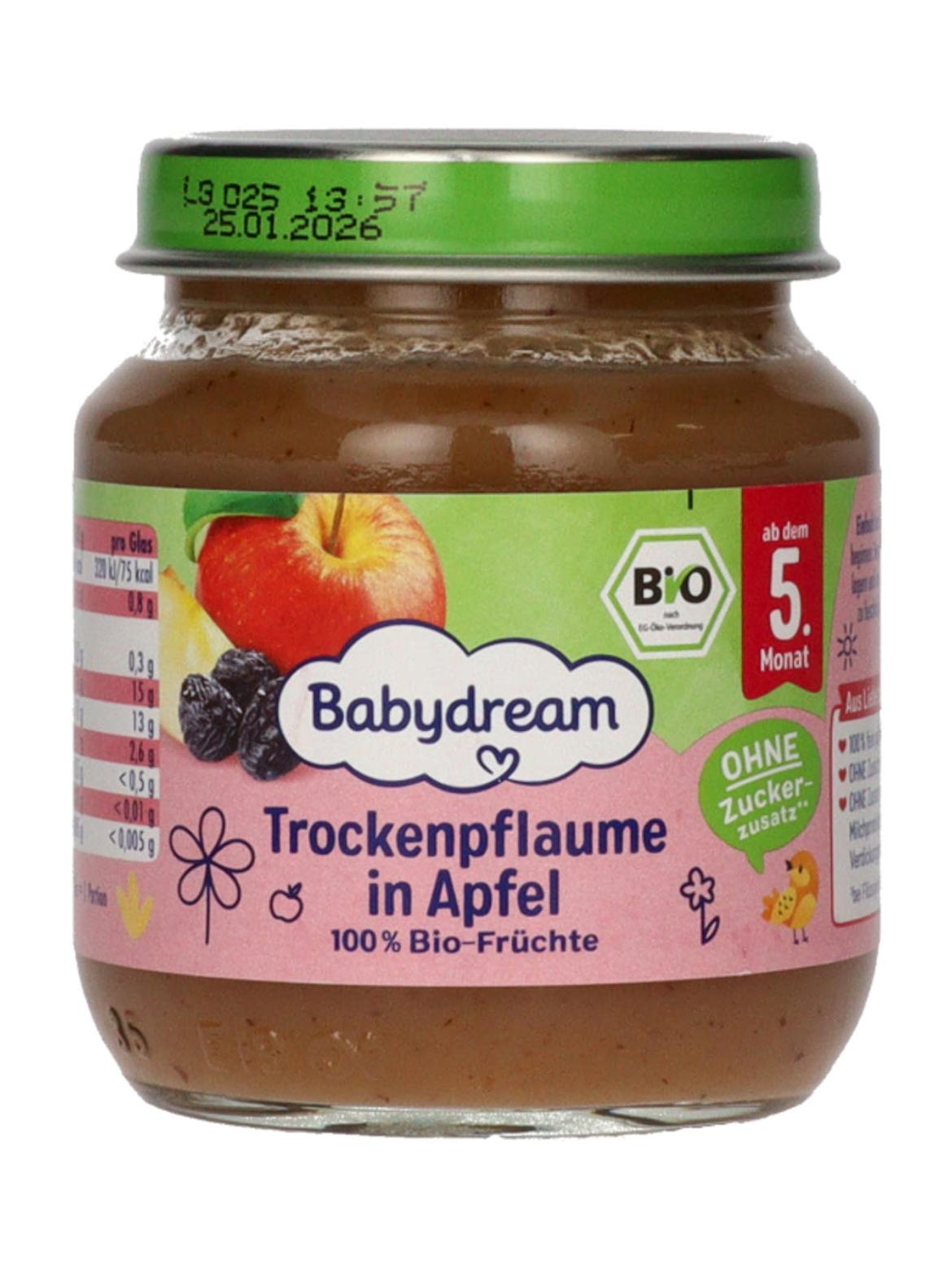 Babydream Bio szárított szilva almával 5 hónapos kortól