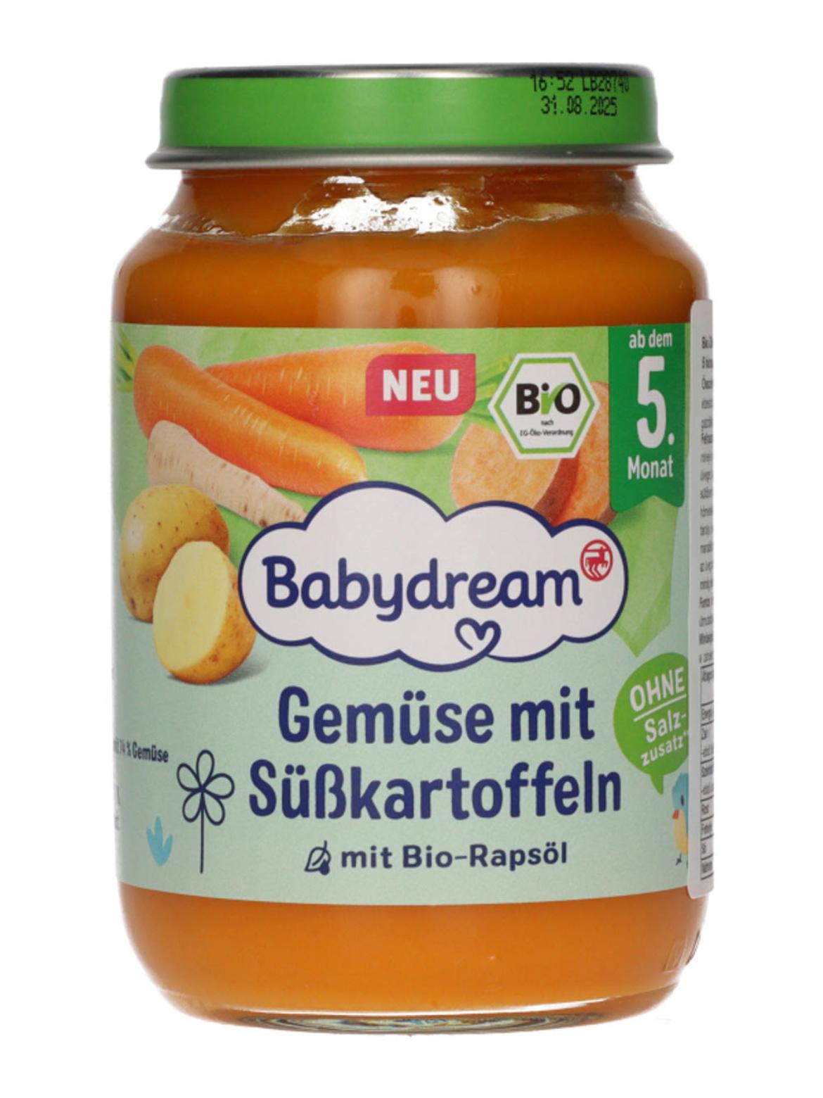 Babydream Bio zöldségek édesburgonyával 5 hónapos kortól