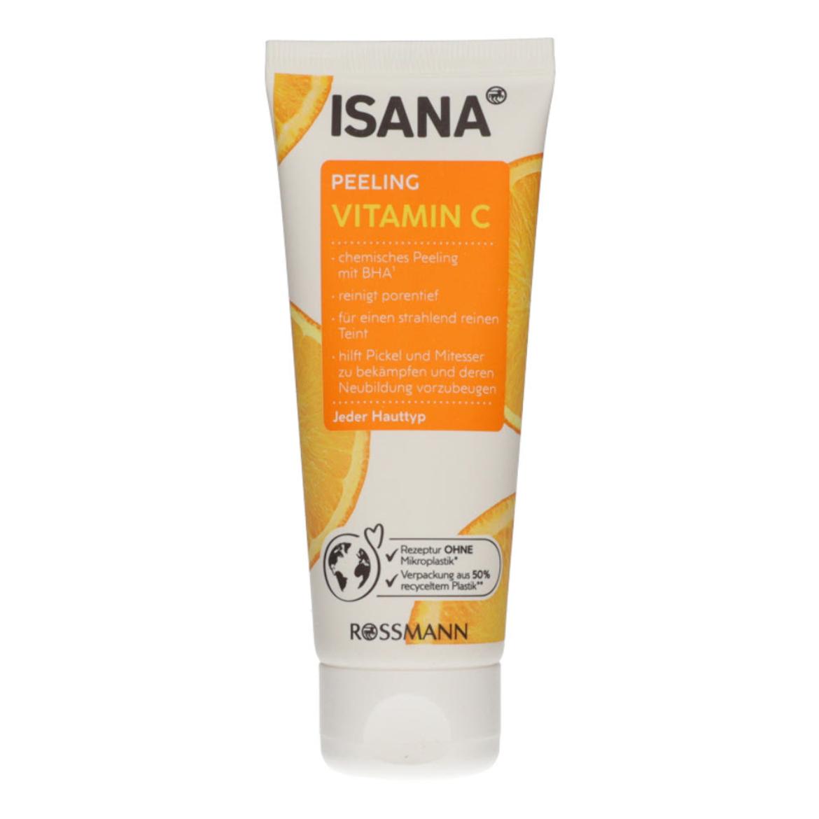 Isana hámlasztó arcradír C-vitaminnal