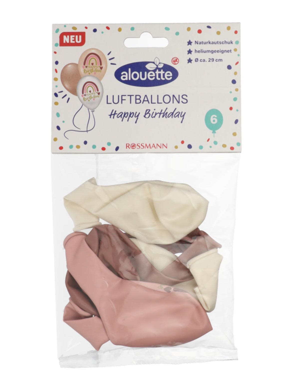 Alouette Lufi Happy birthday - természetes színekben