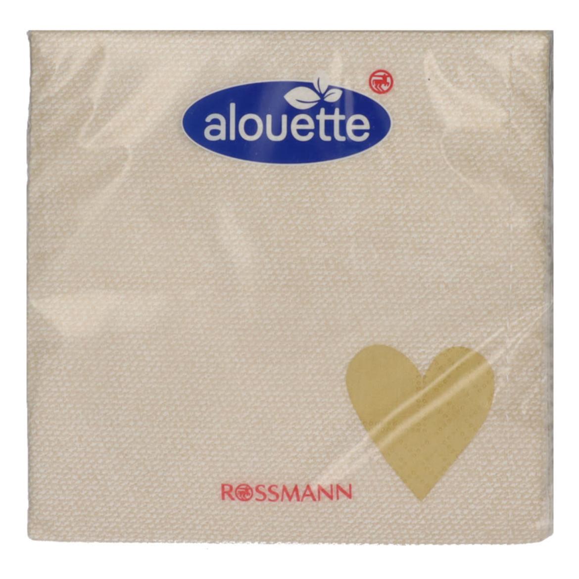 Alouette szalvéta 3 rétegű 25x25 cm