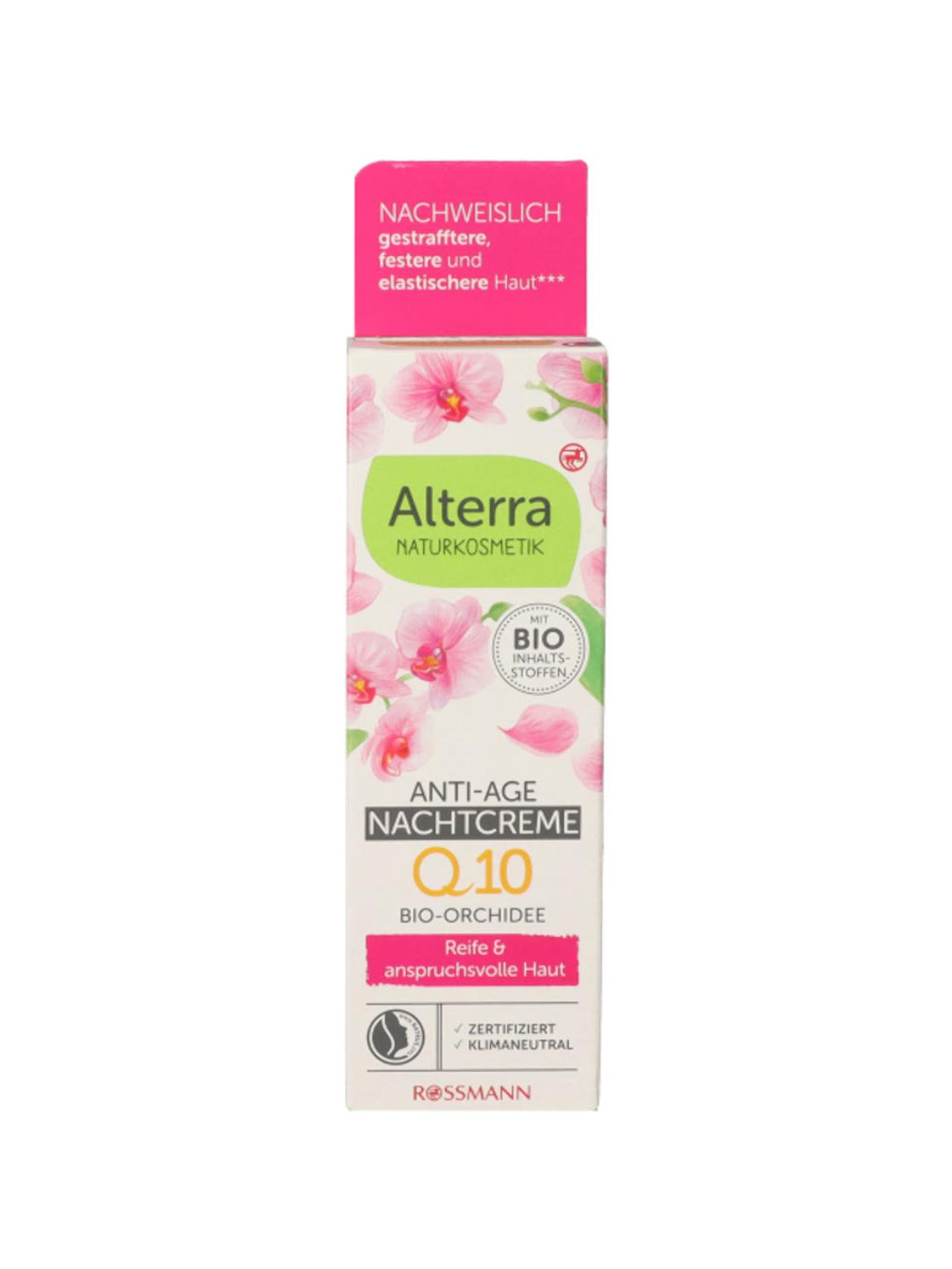 Alterra Anti-Age Q10 Bio-Orchidea éjszakai krém