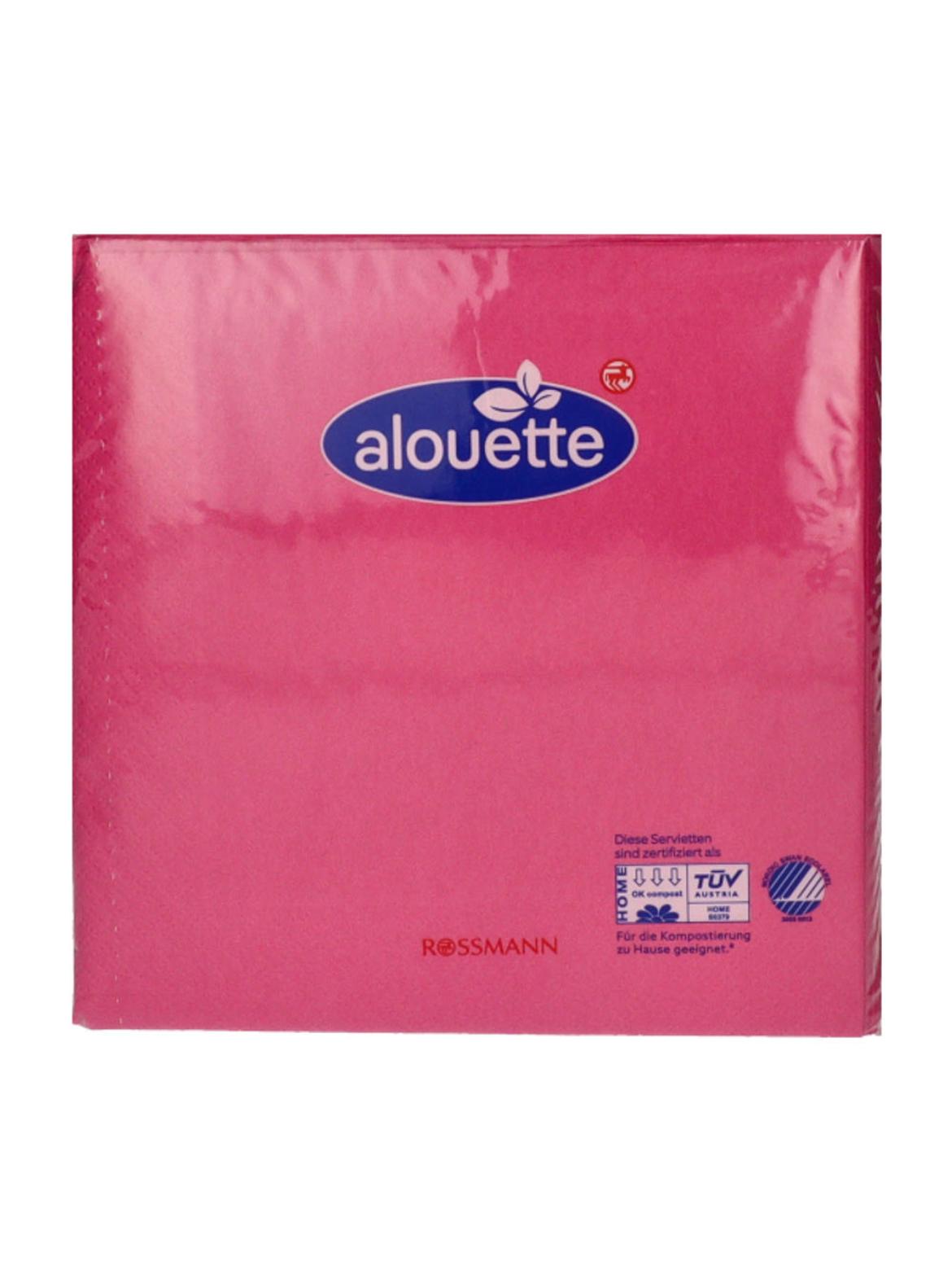 Alouette szalvéta 3 rétegű 33x33 cm /fukszia