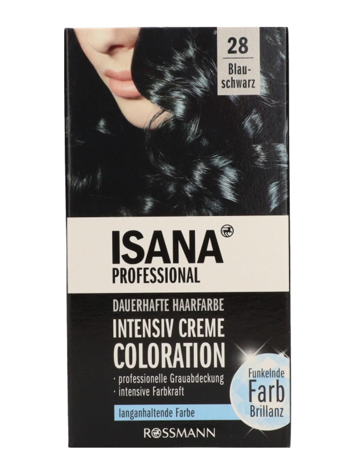 Isana Professional intenzív krémhajfesték /28 kékes fekete