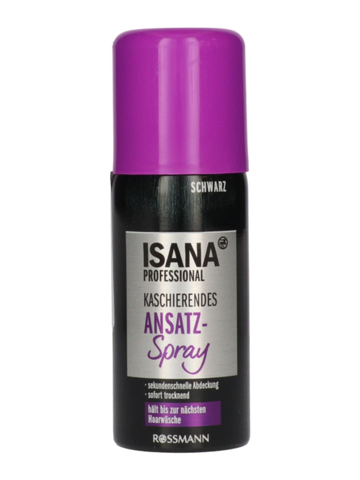 Isana Hair Fekete Hajszínező spray