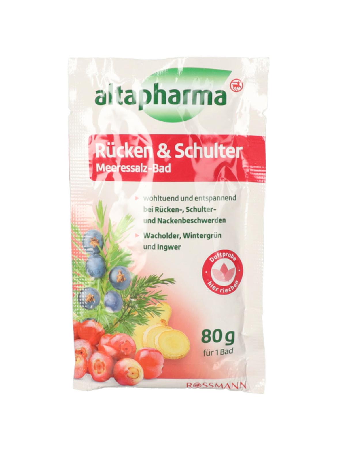 Altapharma fürdősó váll és hátfájásra