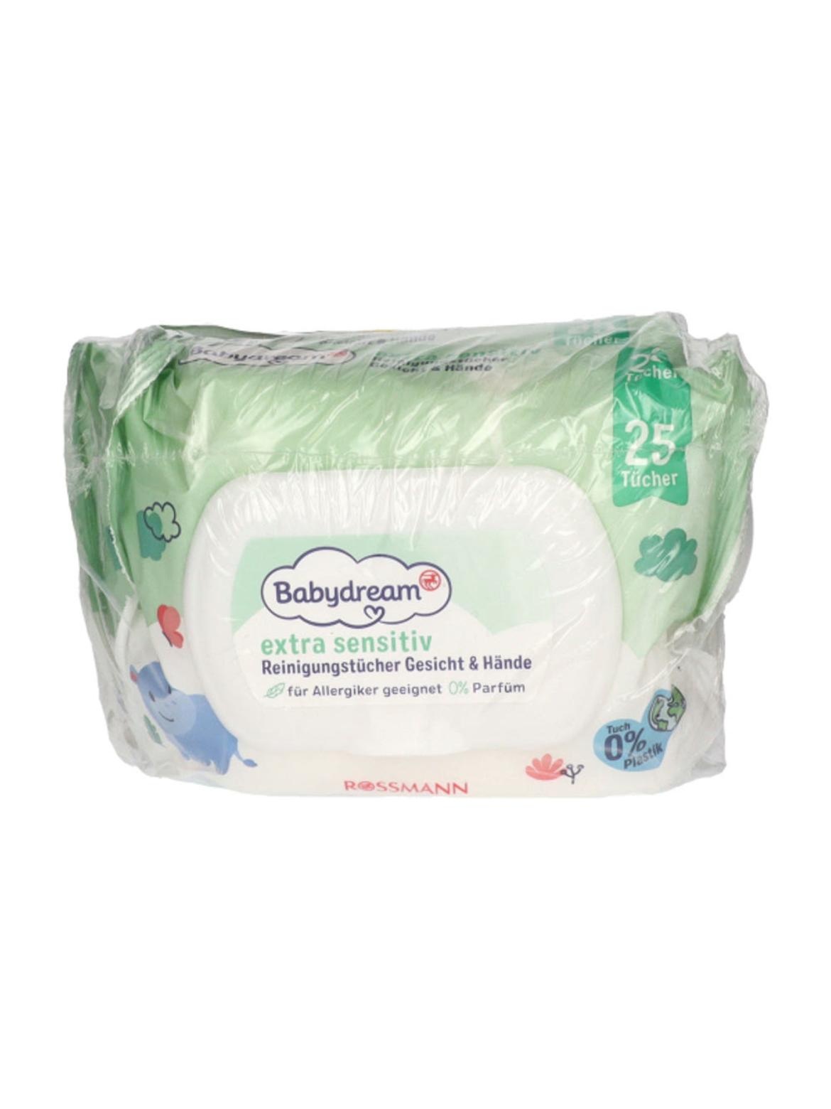 Babydream kéz- és arctisztító kendő 4x25 db