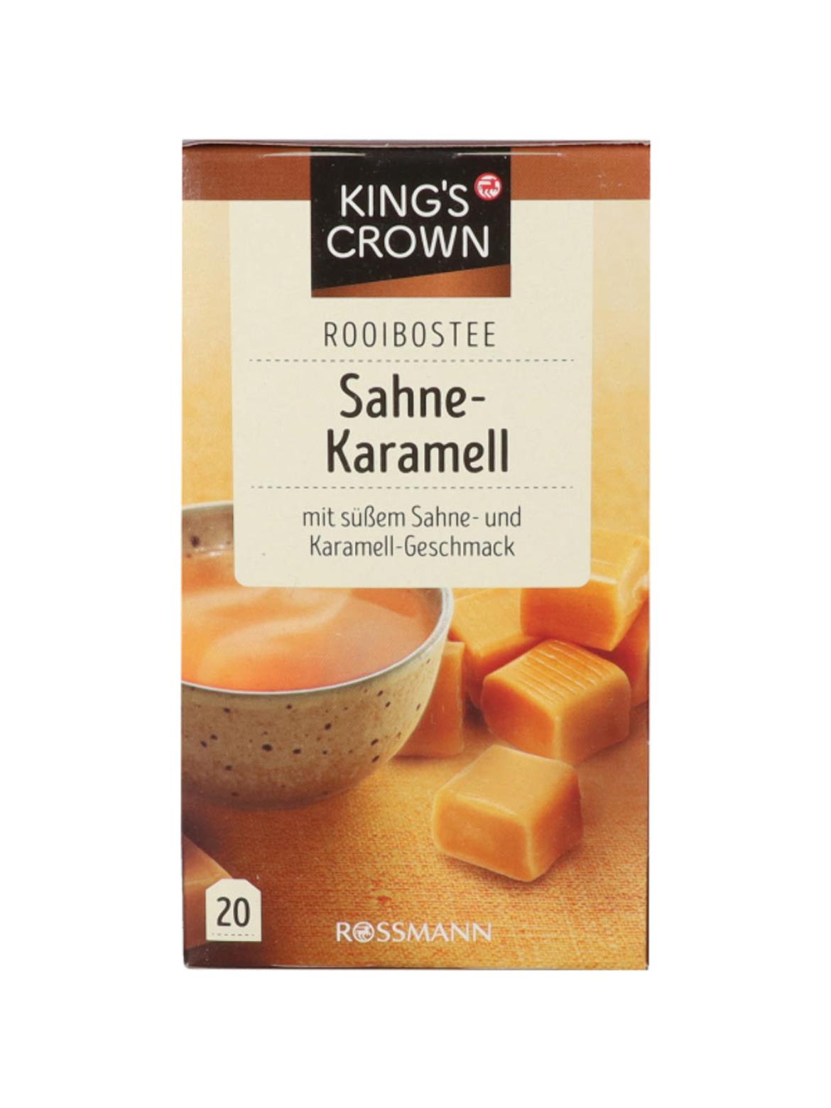 King's Crown Tea Rooibos tejszín-karamell