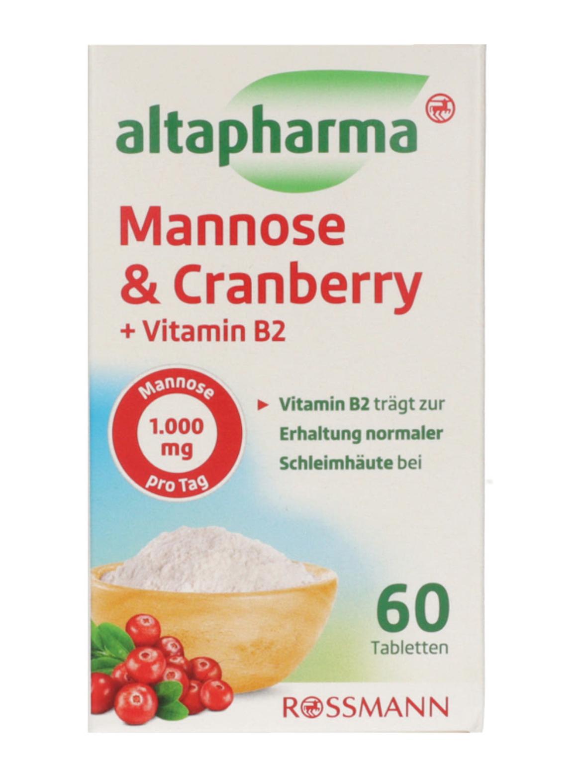 Altapharma Mannóz - vörösáfolya + B2-vitamin tabletta