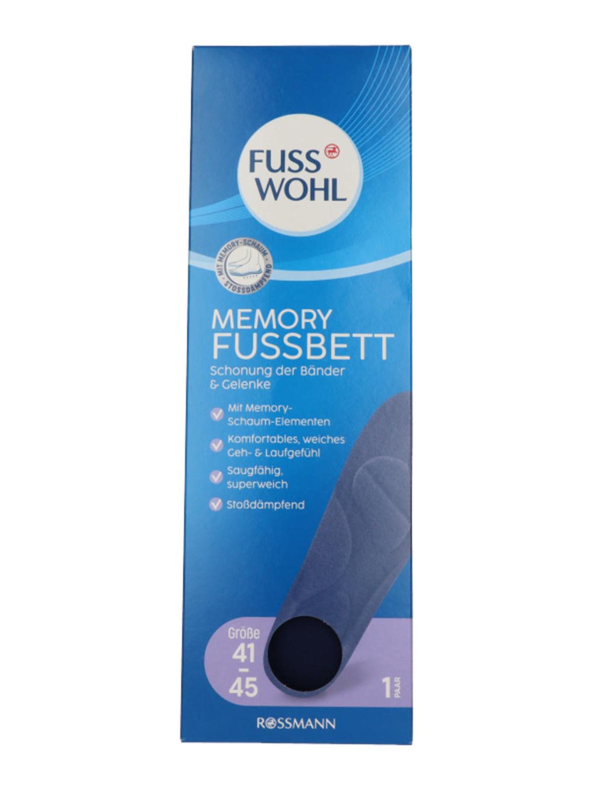 Fuss Wohl Memory talpbetét 41-45, 1 pár