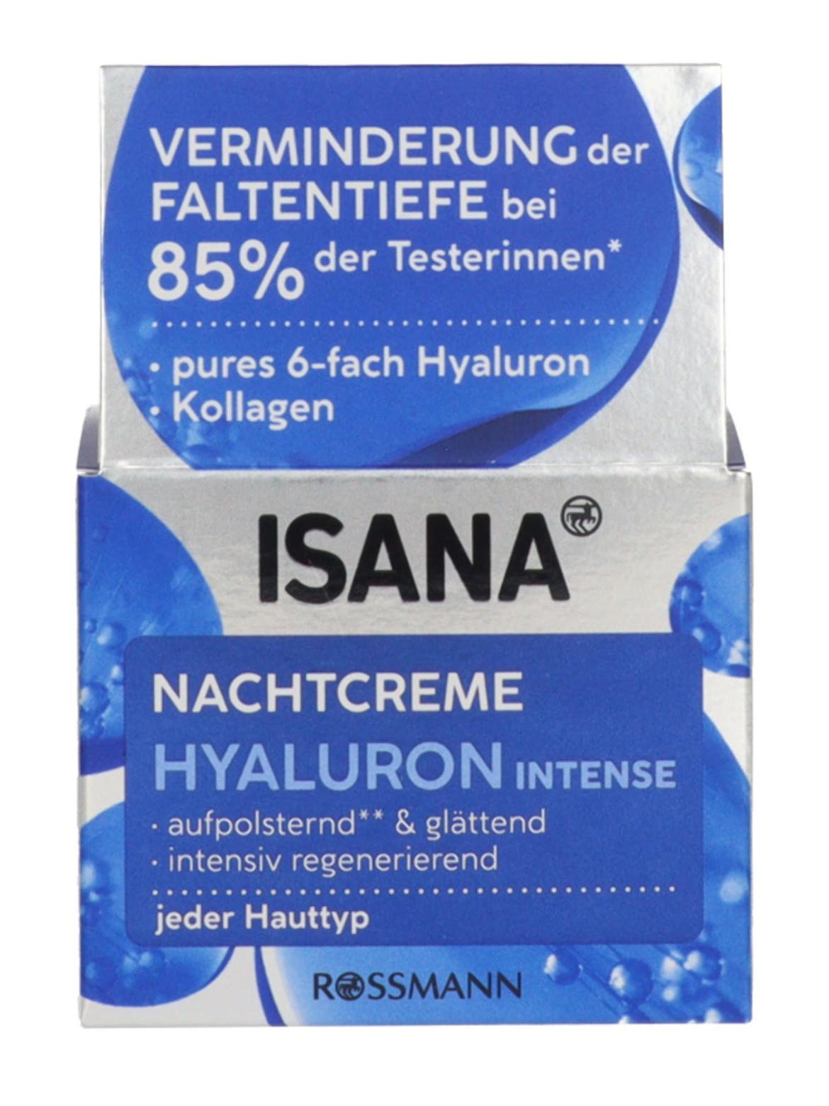 Isana Hyaluron Intense éjszakai krém