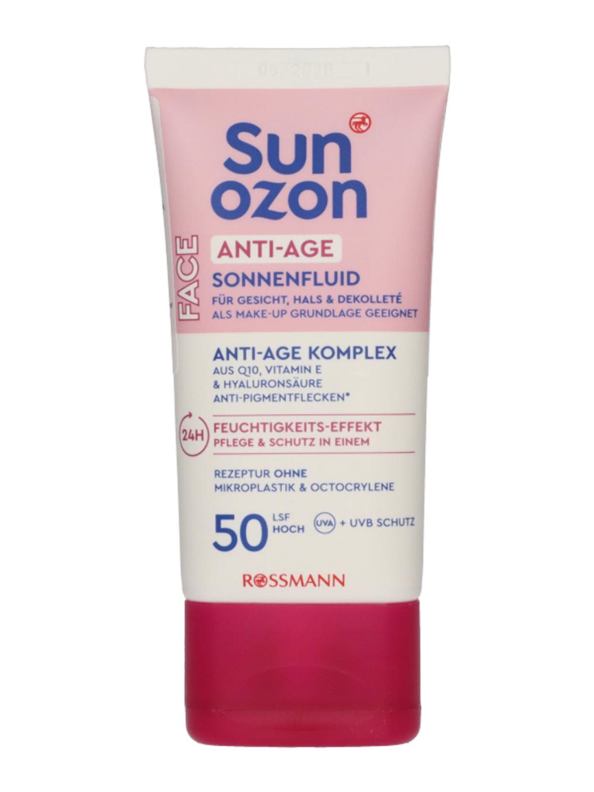 Sunozon Anti-Age fényvédő arckrém LSF50