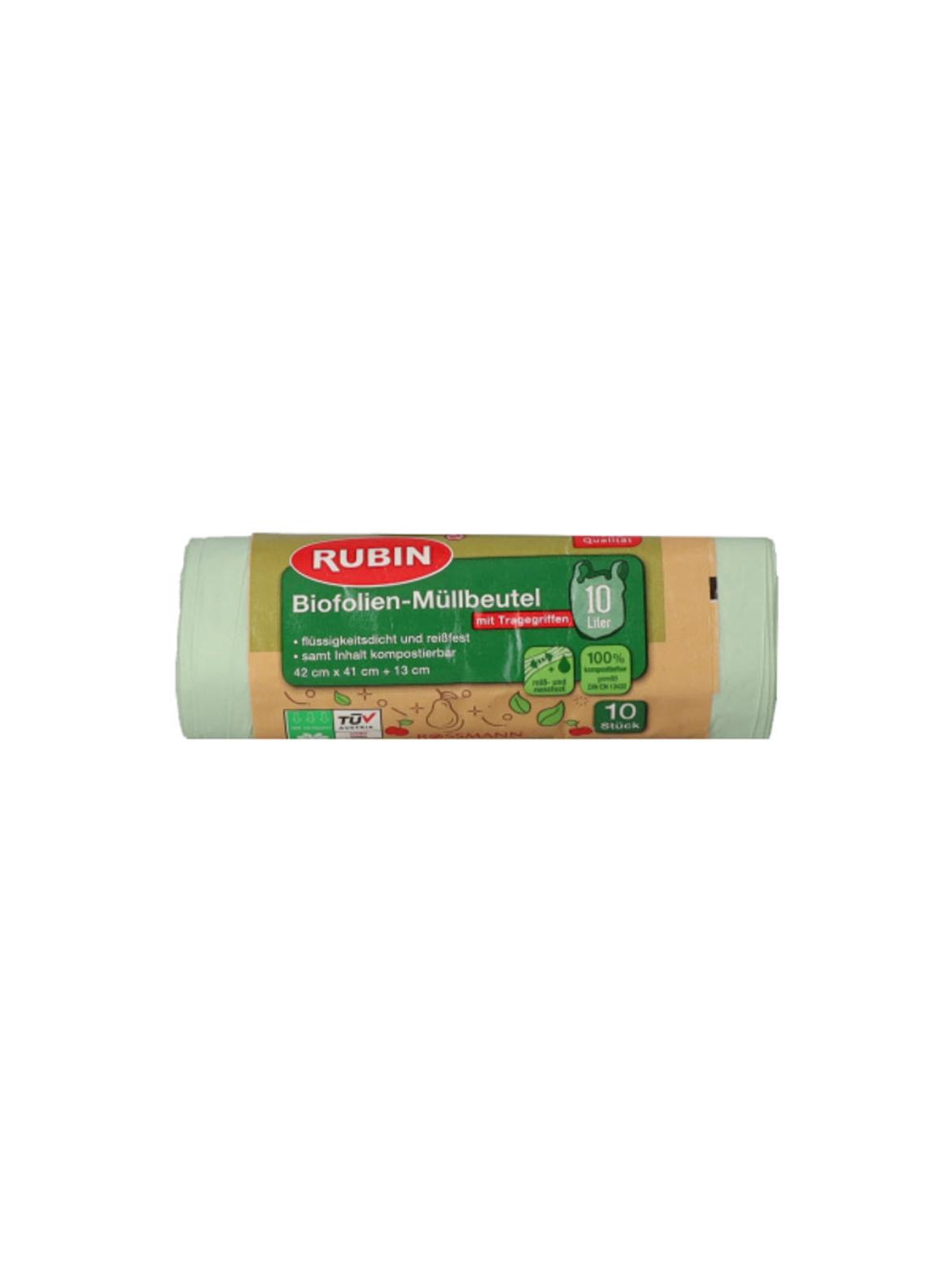 Rubin Bio szemetszsák, füles 10 L