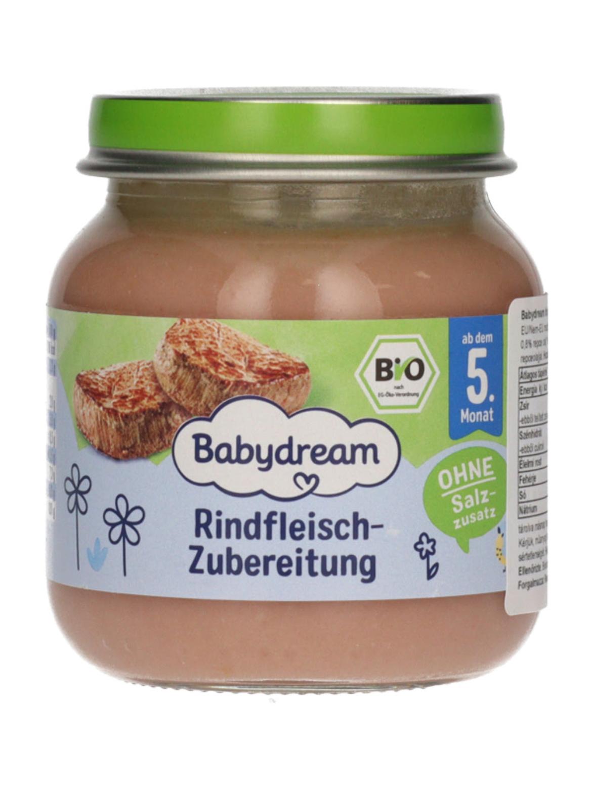 Babydream bio marhahús püré 4H/5 hónapos kortól