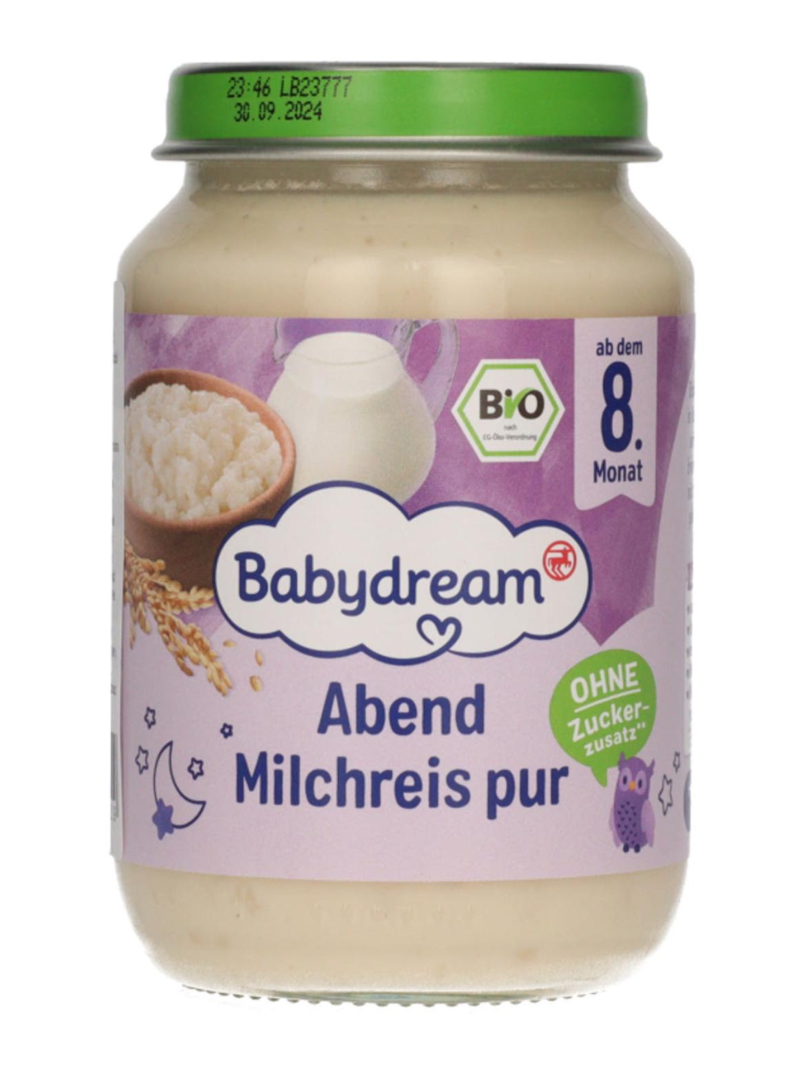 Babydream bio 8 hónapos kortól natur tejberizs