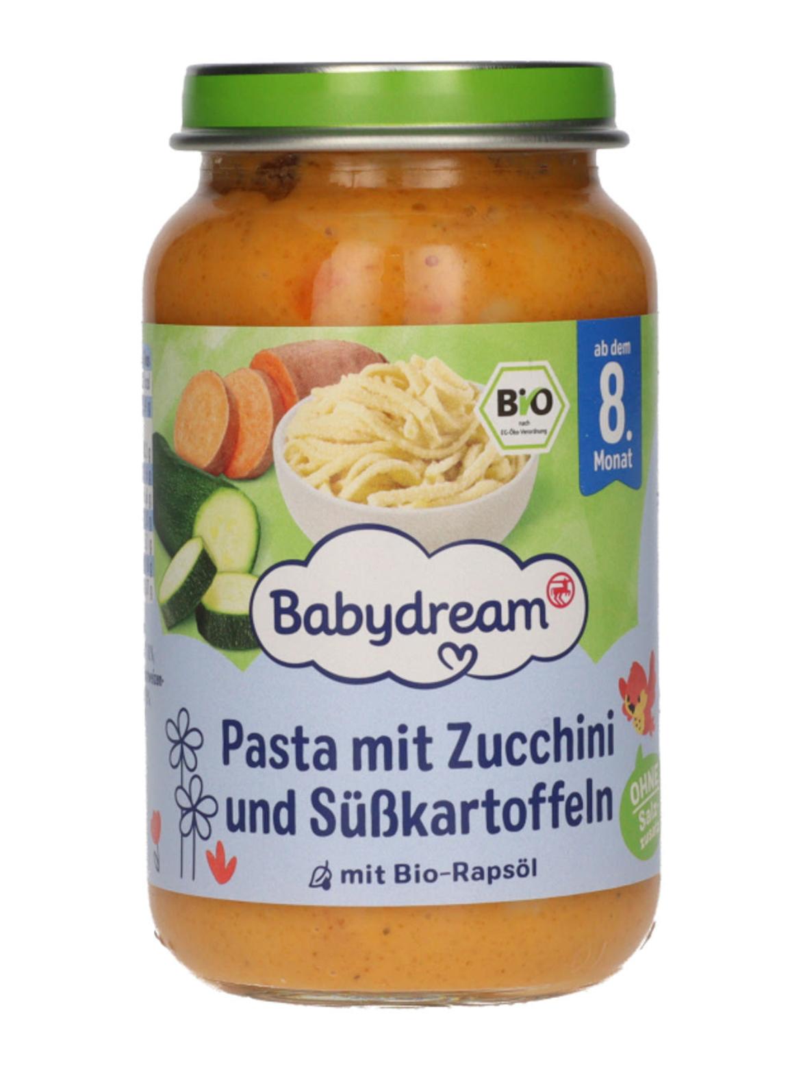 Babydream üveges bébiétel tészta+cukkini 8 hónapos kortól