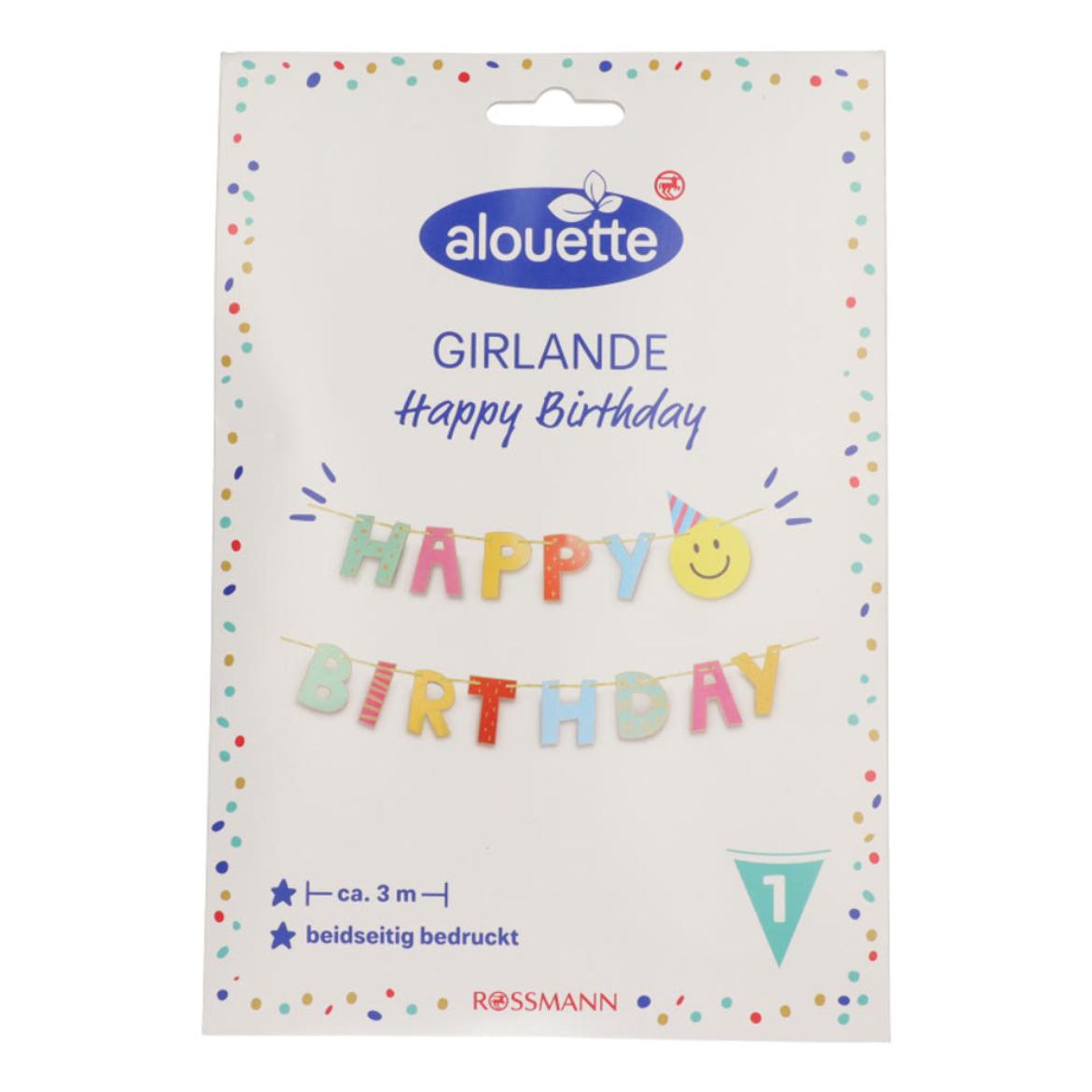 Alouette Habby Birthday girland