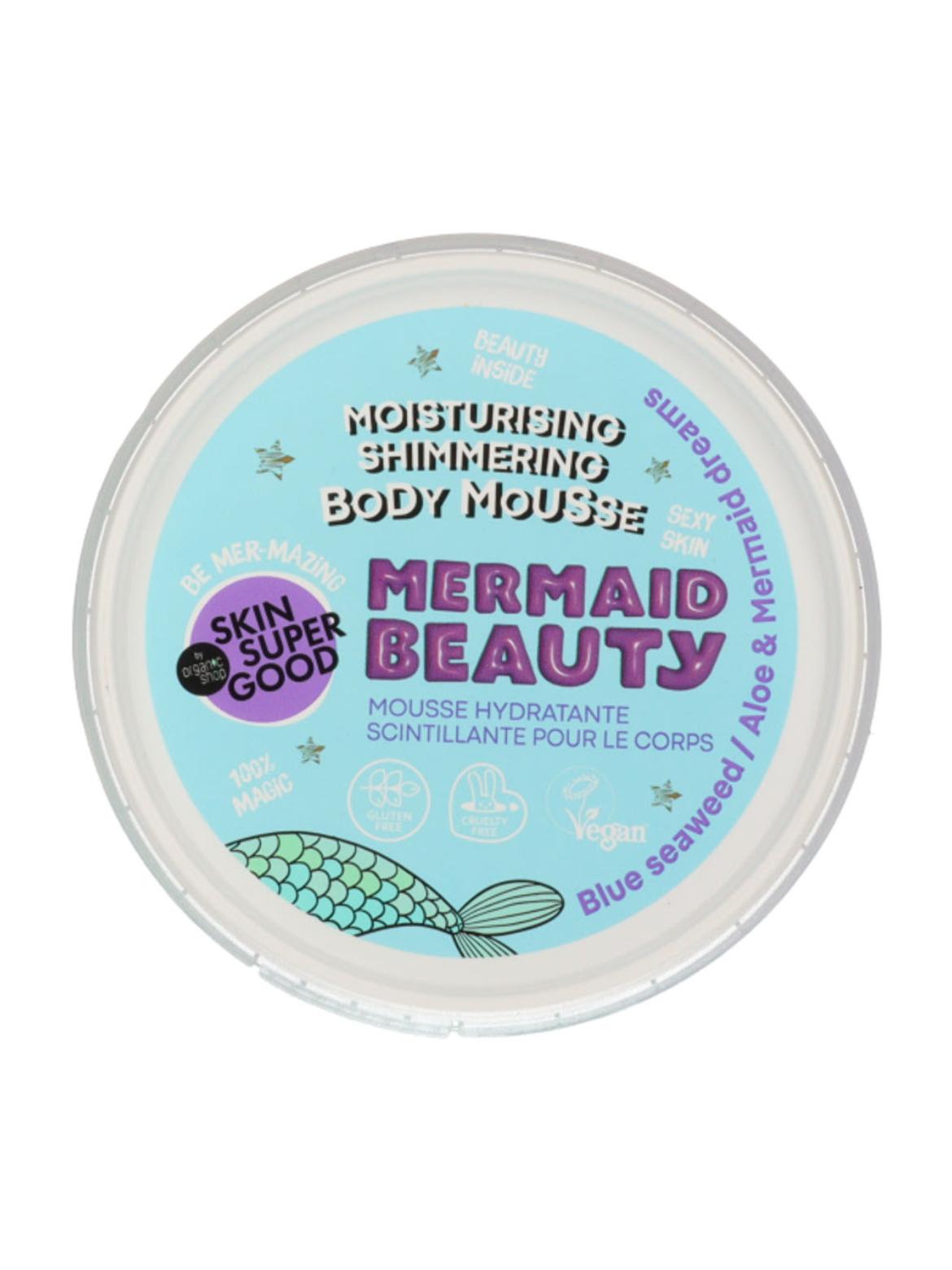 Skin Super Good hidratáló csillogó testápoló mousse /Mermaid Beauty