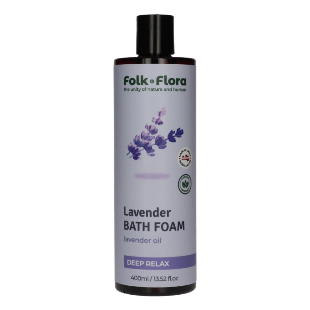 Folk&Flora habfürdő yugtató levendula illóolajjal - 400 ml