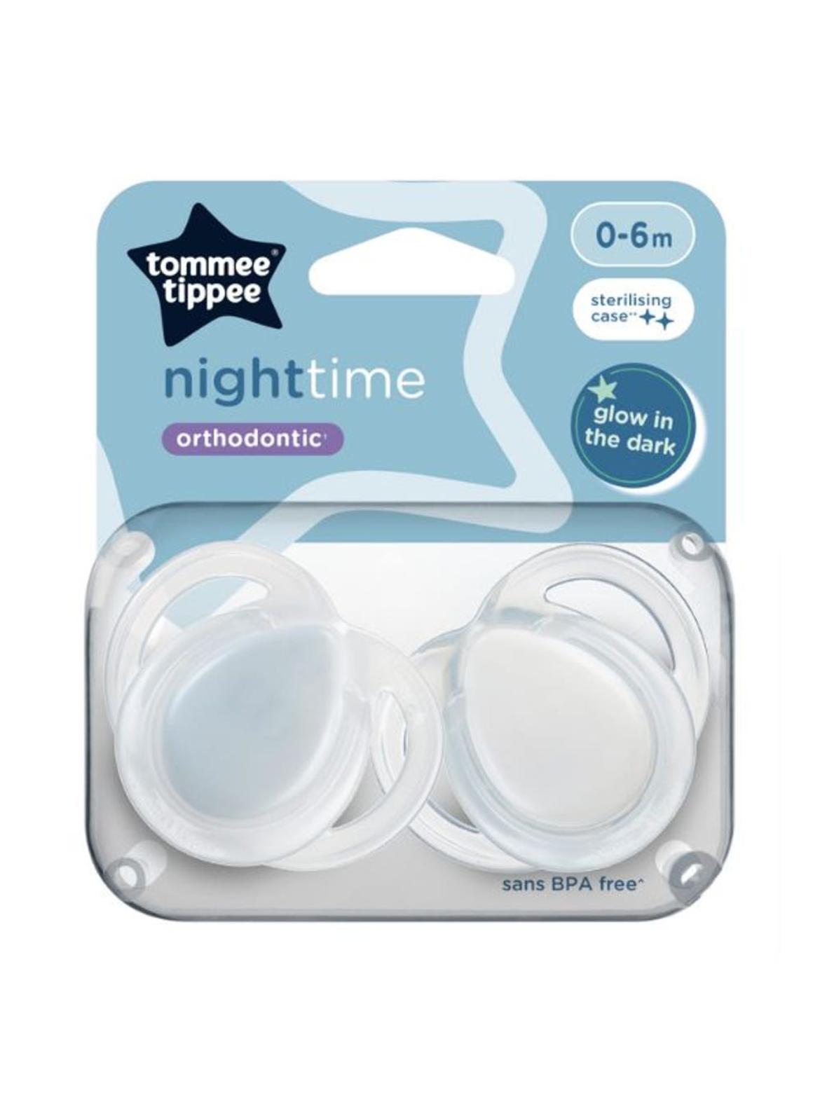 Tommee Tippee night játszócumi 0-6 hónapos kortól