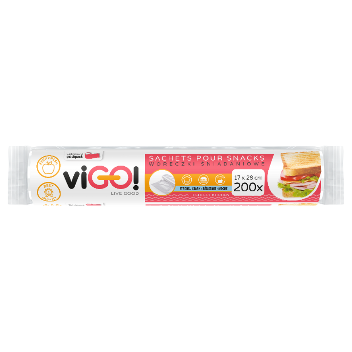 viGO! Standard uzsonnás zacskó - 200 db