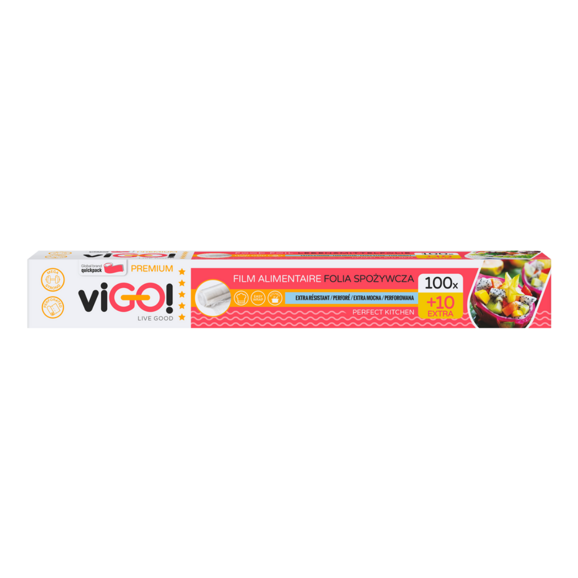 viGO! frissentartó fólia perforált 30*29cm - 30 m
