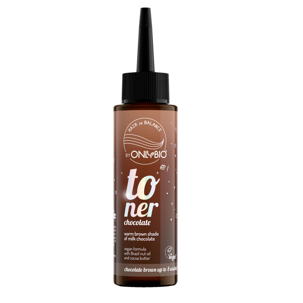OnlyBio Hair in Balance színező hajtonik /csokoládé - 100 ml
