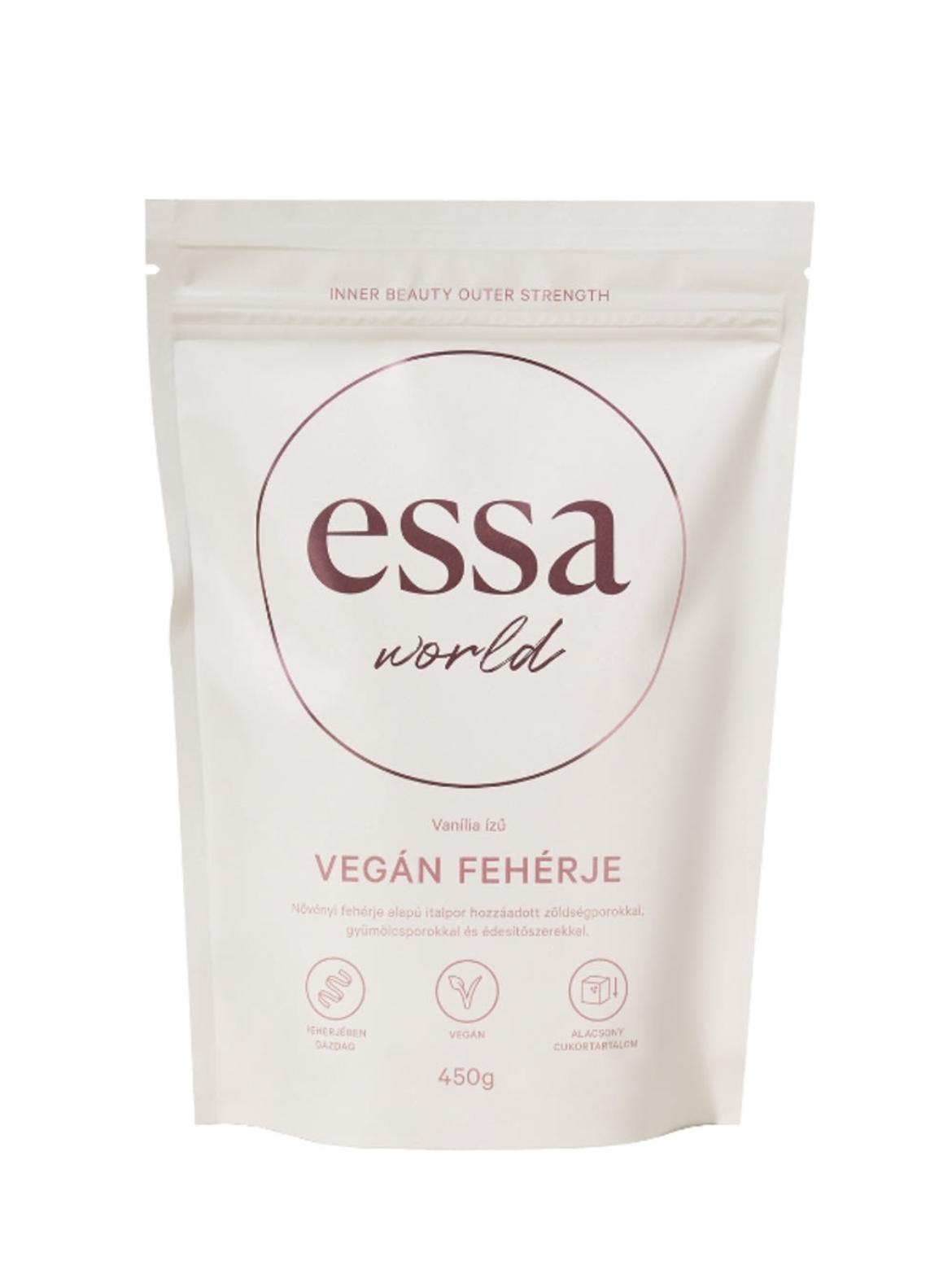 Essa World vegán fehérje vanília ízű