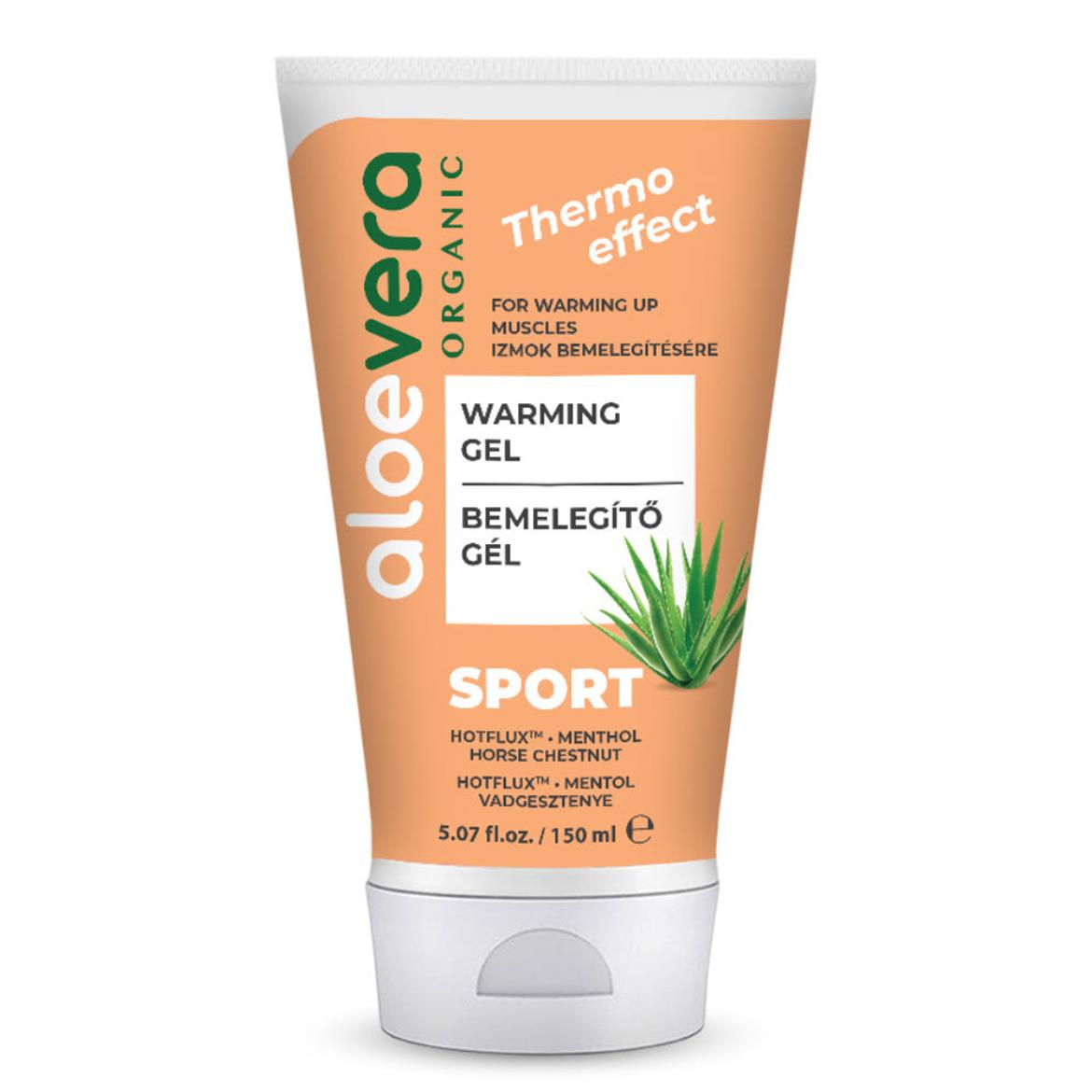 Aloe Vera Organic sport bemelegítő gél