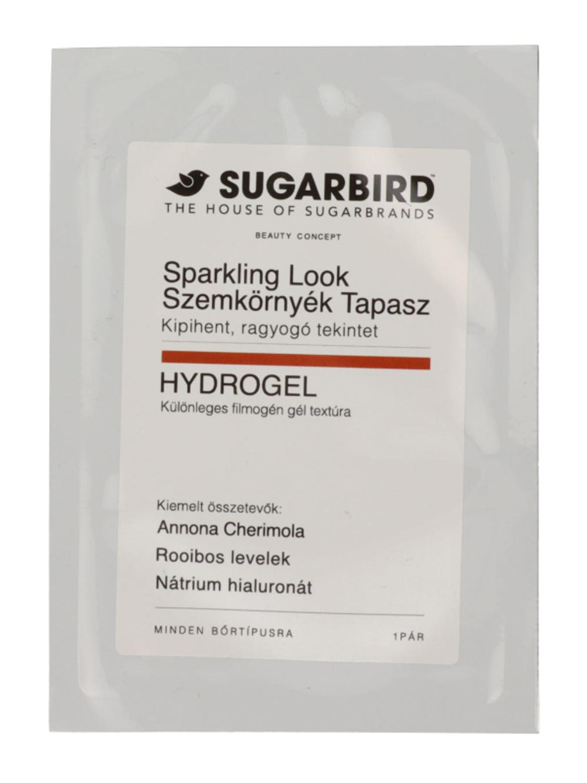 Sugarbird Sparkling Look szemkörnyék tapasz szuper frissítő tea kivonattal - papírcsomagolás mentes