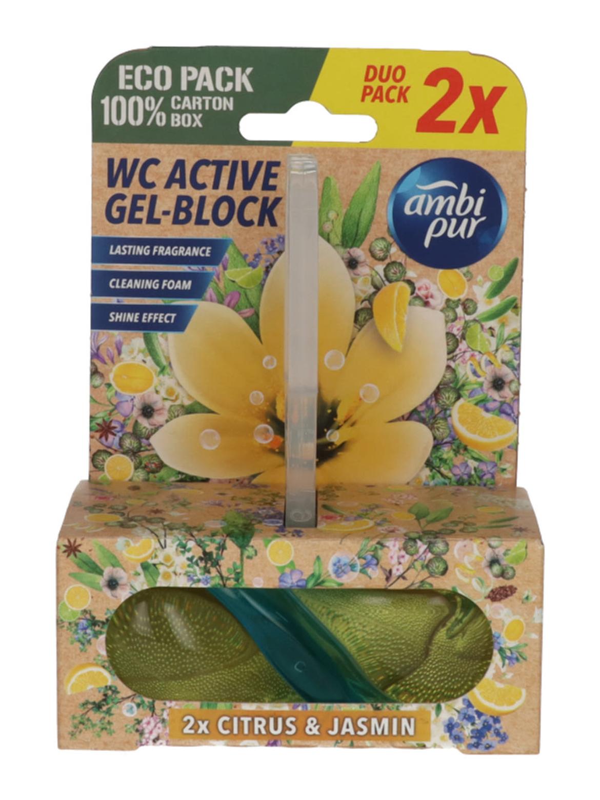 Ambi Pur Lemon & Jasmin aktív WC illatosító 2x45g