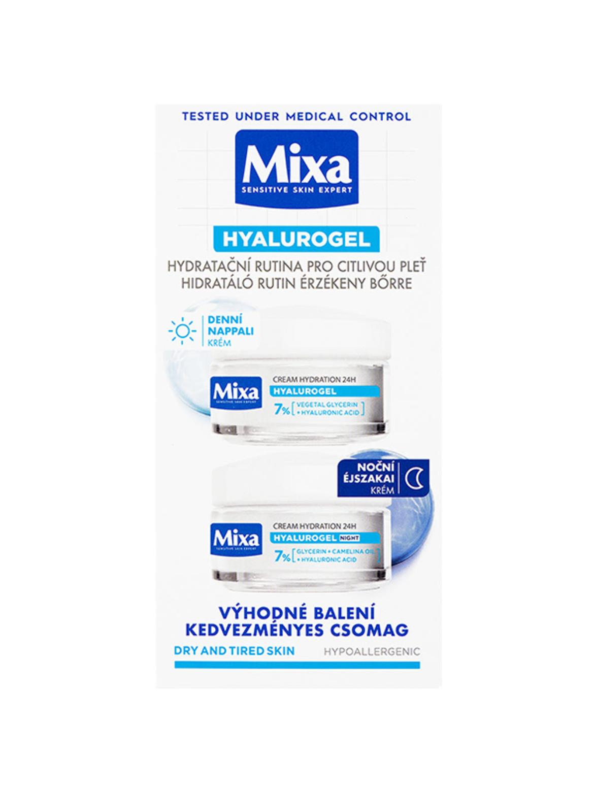 Mixa Hyalurogel duopack (nappali + éjszakai) 50+50 ml