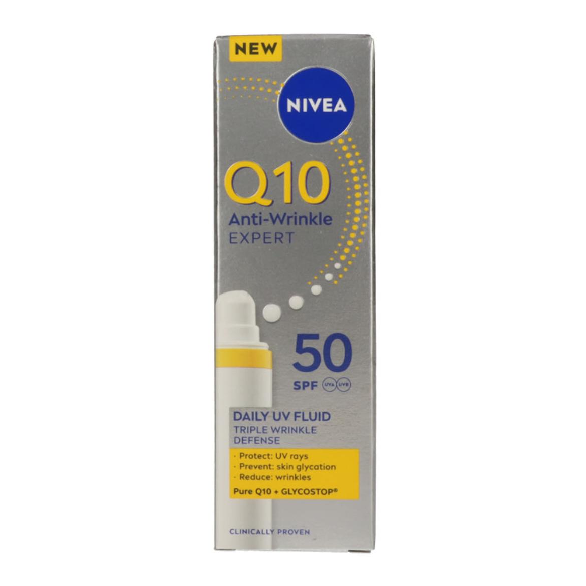 Nivea Q10 Anti-Wrinkle Uv nappali fluid FF50 - 40 ml