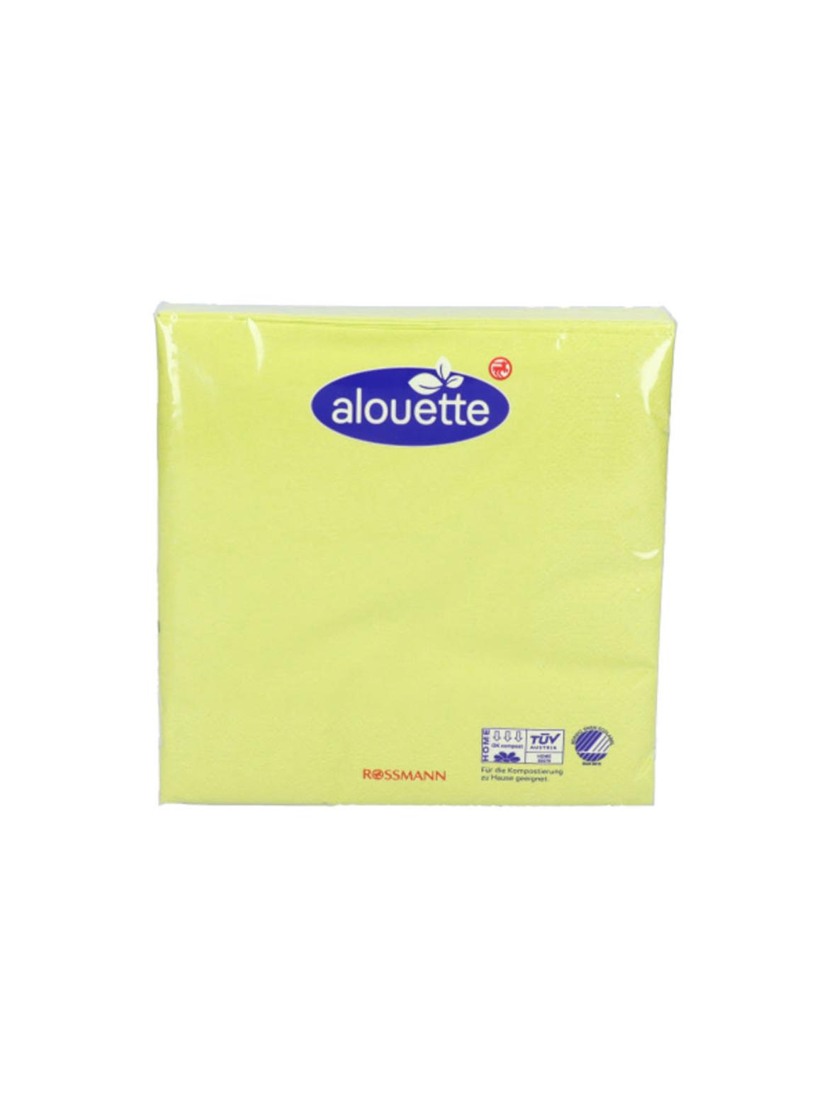 Alouette Kiwi Zöld 3Réttegű, 33x33cm Szalvéta