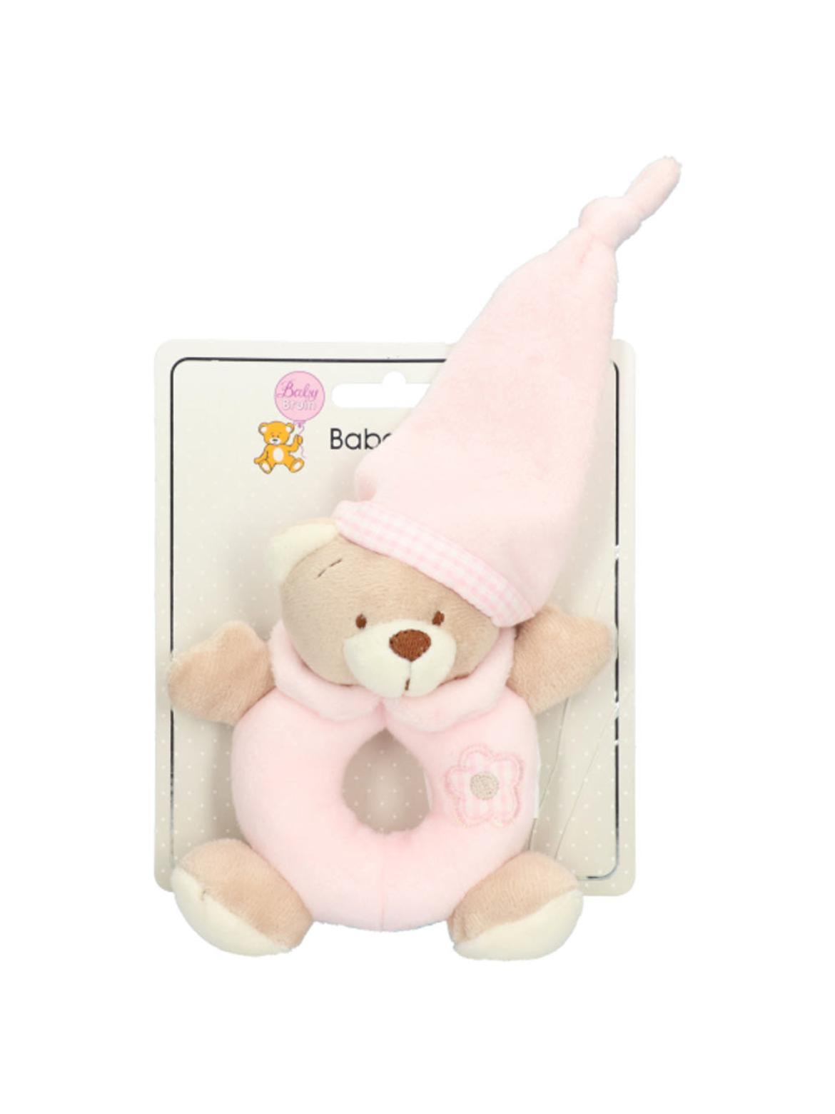 Babybruin csörgő plüss maci