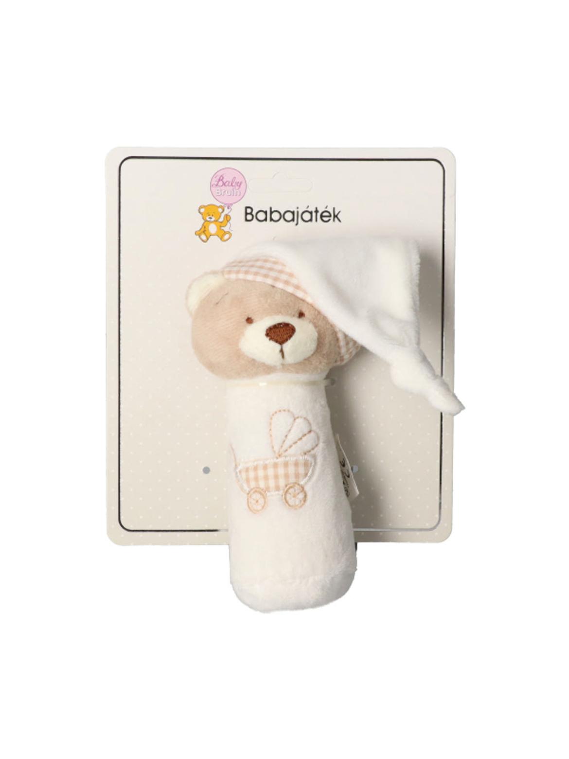 Babybruin marokfigura sapkás plüss maci