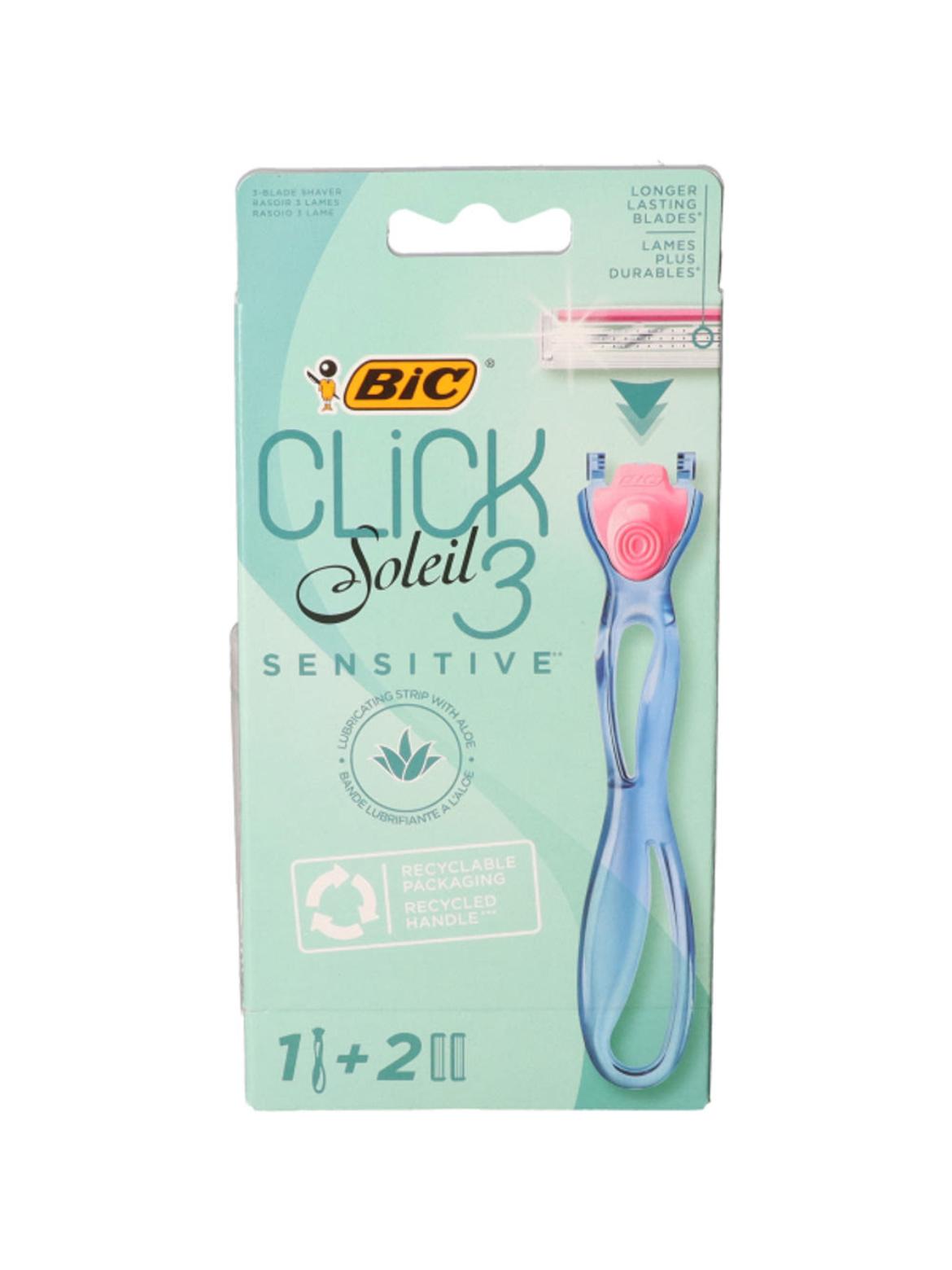 BIC Soleil Click3 Sensitive 3 pengés borotva készülék + 2 db borotvabetét