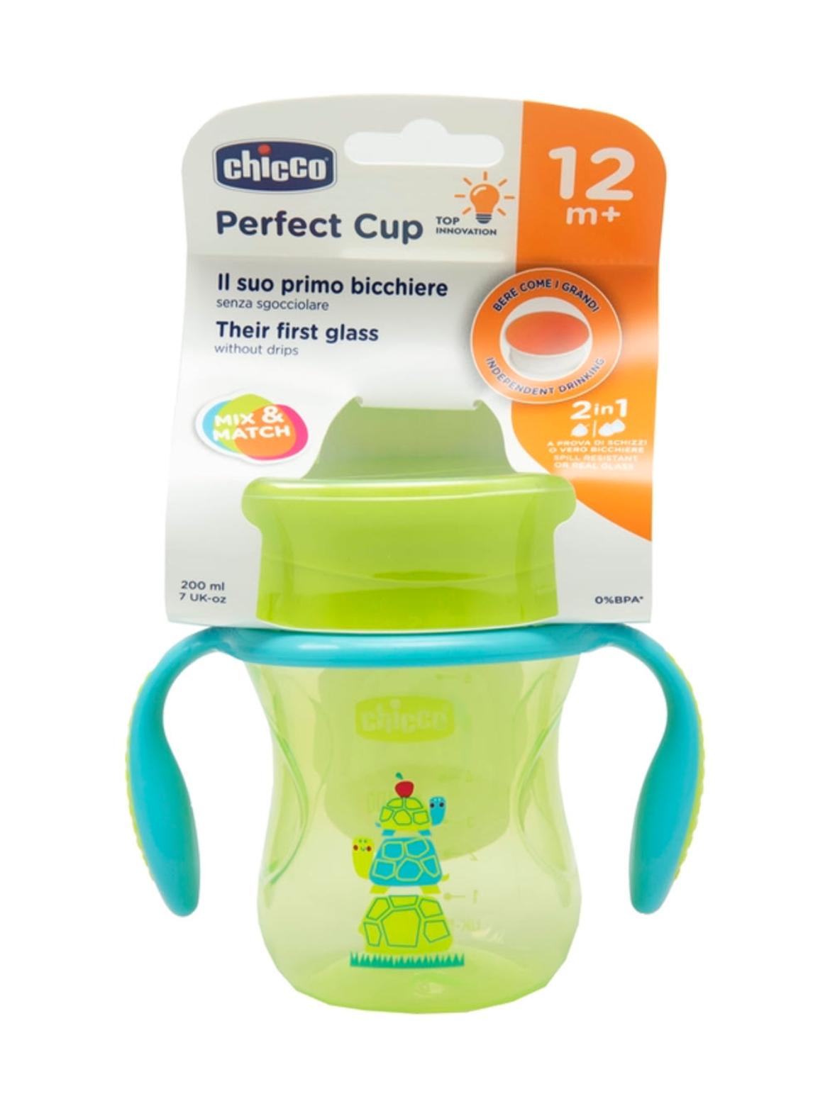 Chicco Perfect 360 Zöld/narancs Itatópohár 12 Hónapos Kortól