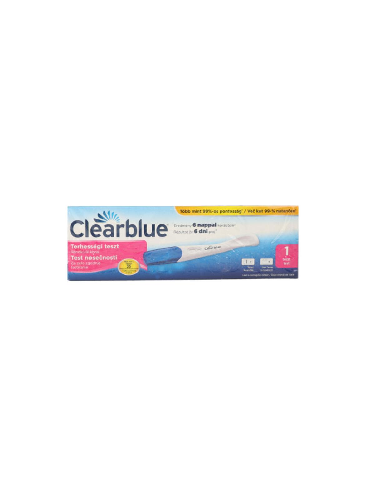 Clearblue rendkívül korai terhességi teszt