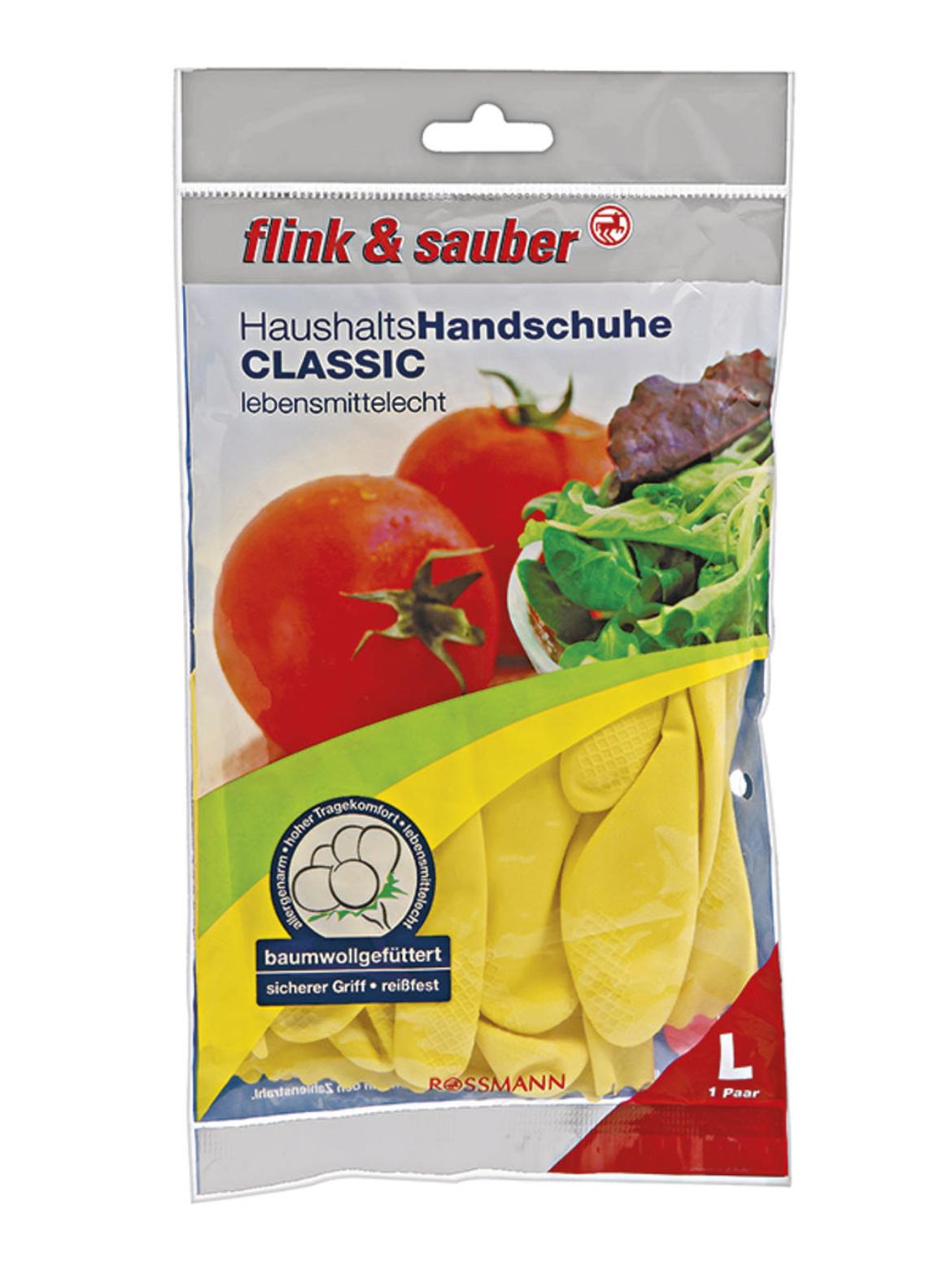 Flink & Sauber L Méret Gumikesztyu