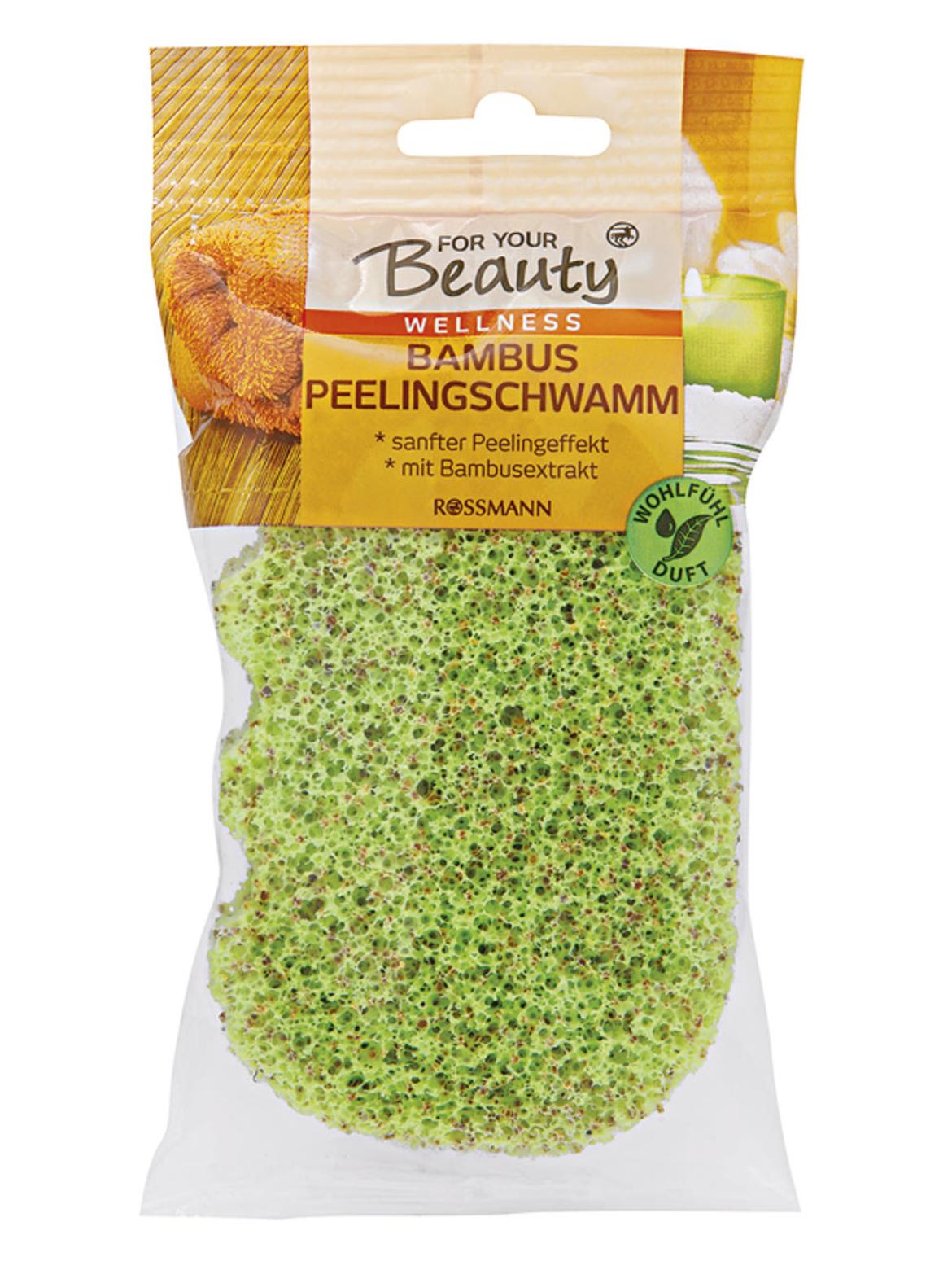 For Your Beauty bambusz peeling szivacs