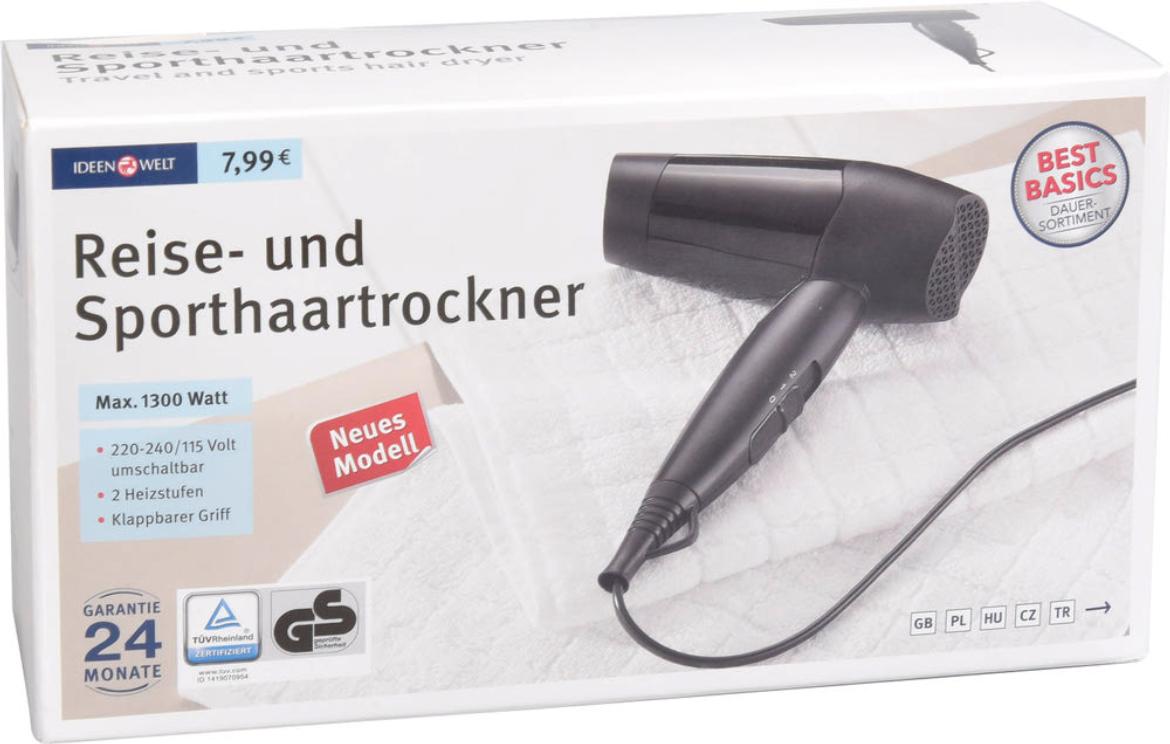 Ideen Welt 1200 Watt 7120b Úti hajszárító