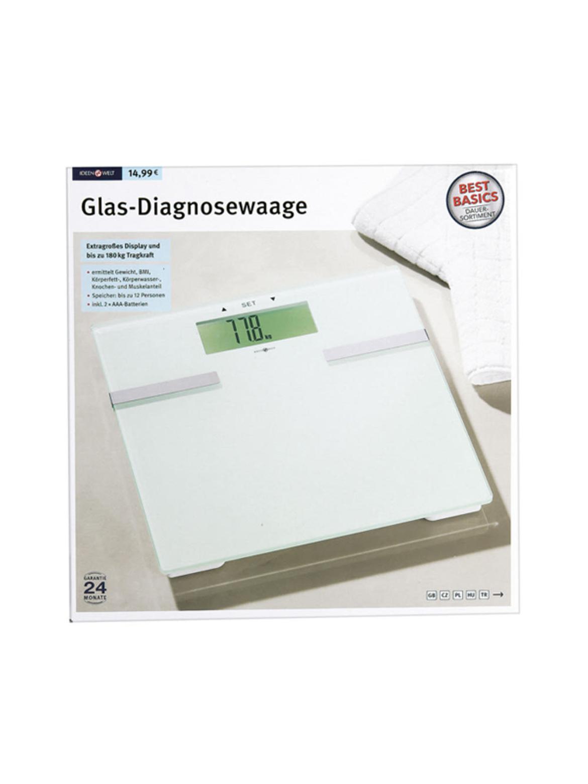 Ideen Welt üveglapos diagnosztikai mérleg