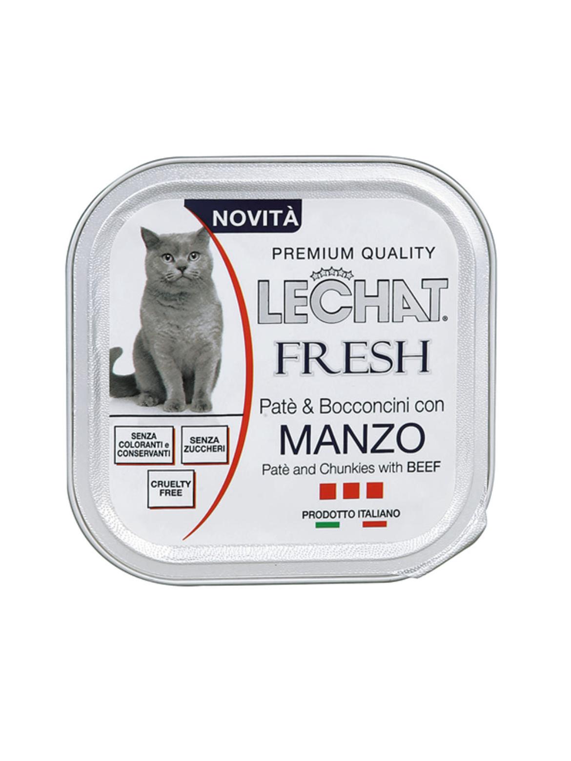 Lechat Fresh konzerv macskáknak, marhapástétom