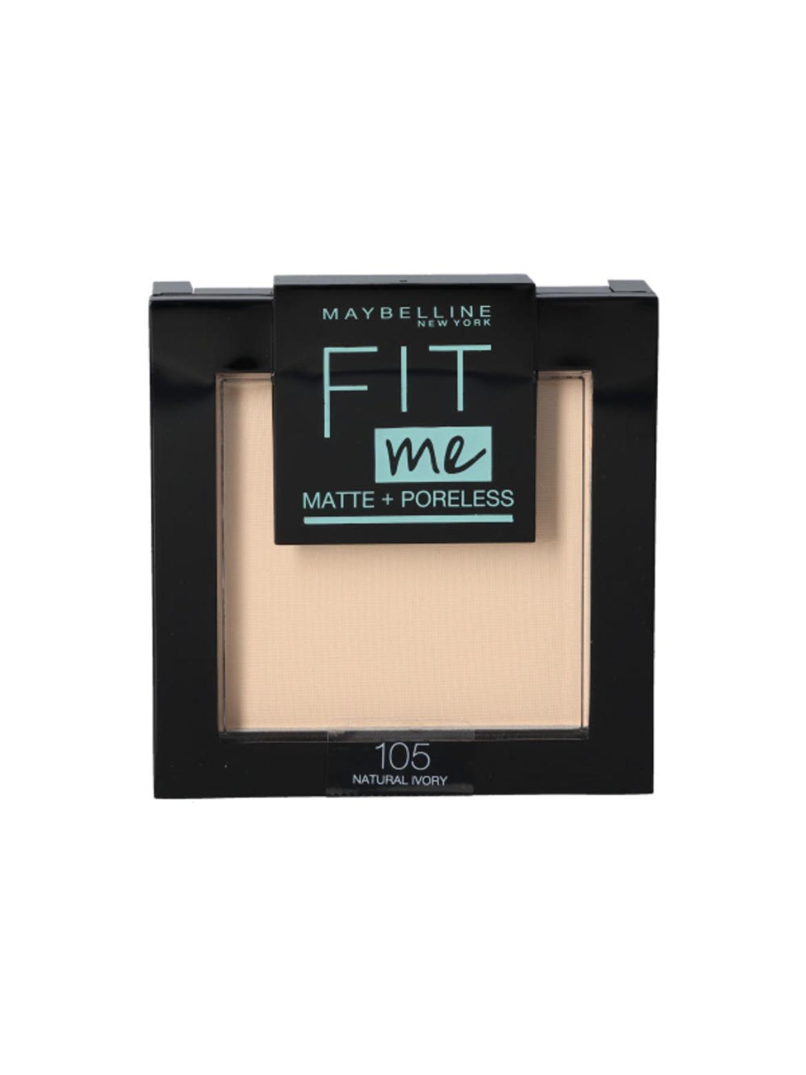 Maybelline Fit Me púder /105 Natural Ivory